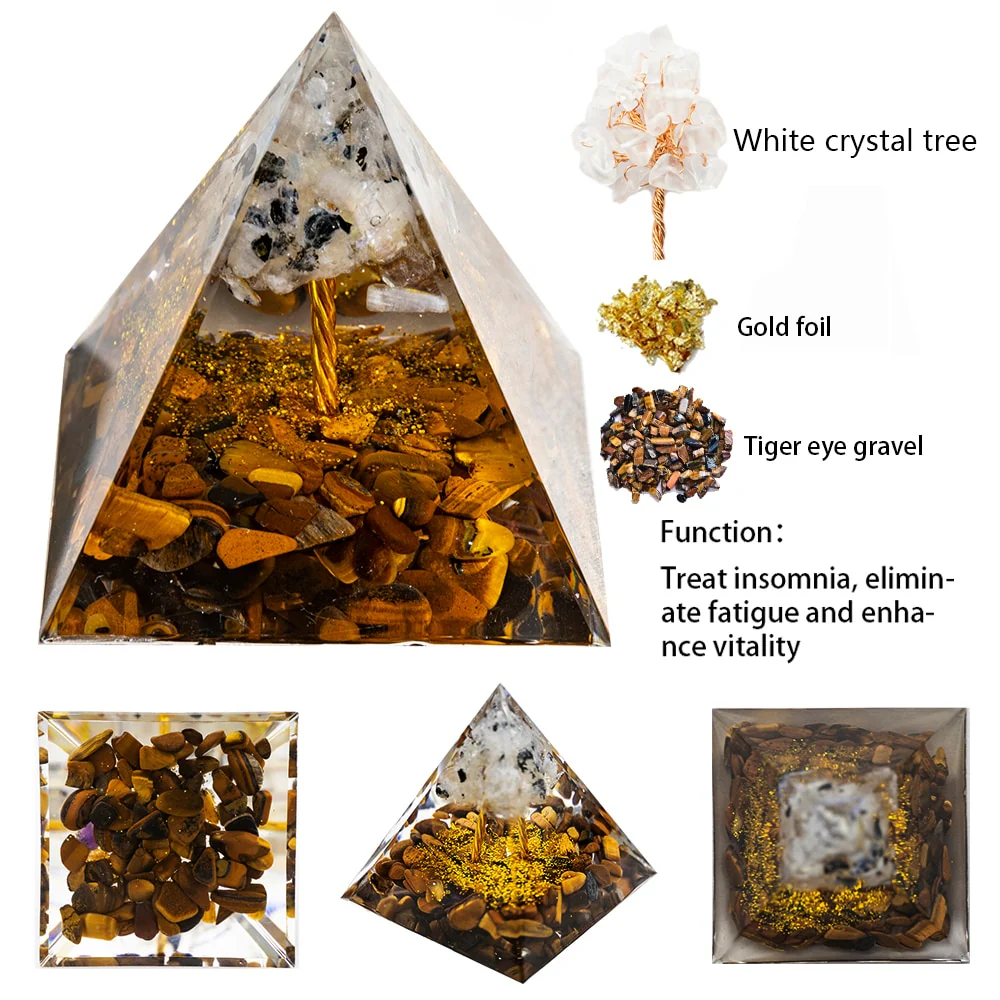 Orgone Pyramid Energy Healing Crystal