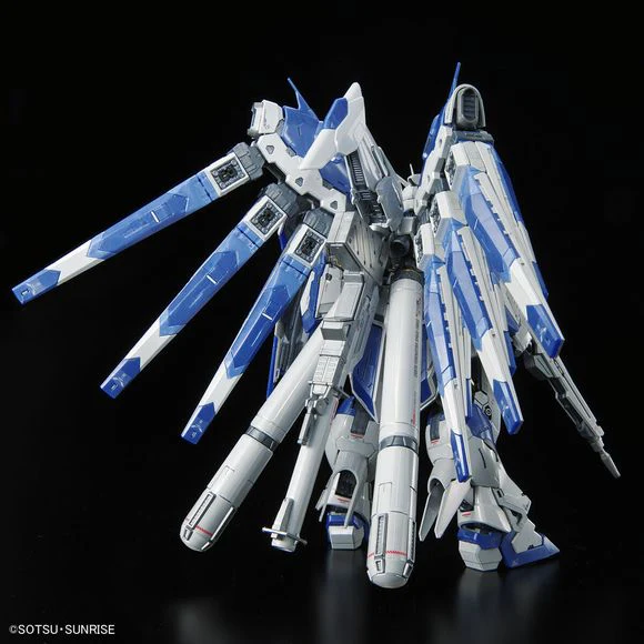 Bandai Gundam Base Limited Hi-v Hi-Nu Gundam Titanium Finish RG 1/144 Model kit