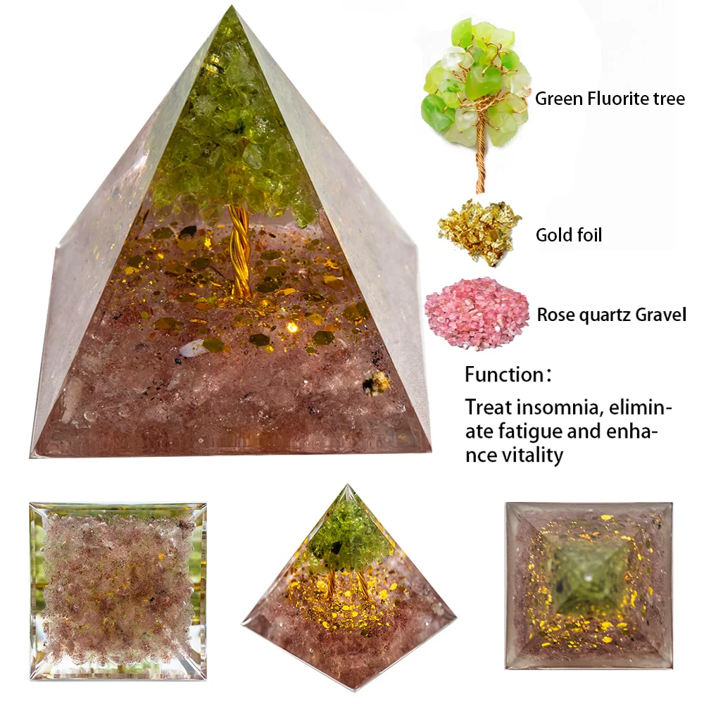 Orgone Pyramid Energy Healing Crystal