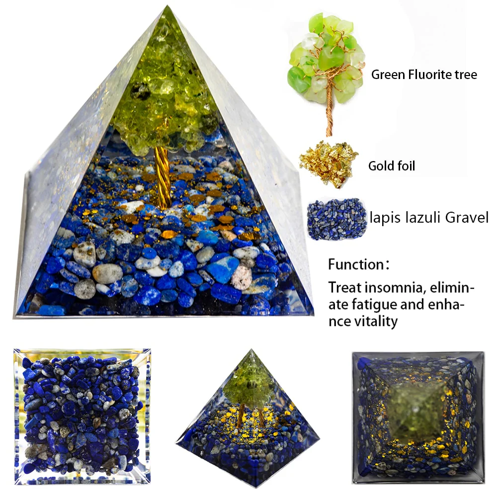 Orgone Pyramid Energy Healing Crystal