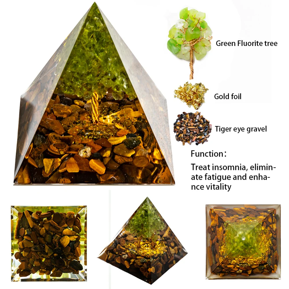 Orgone Pyramid Energy Healing Crystal