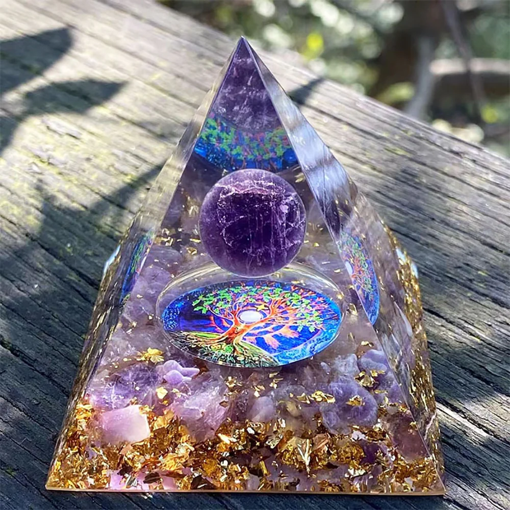 Orgone Pyramid Energy Healing Crystal