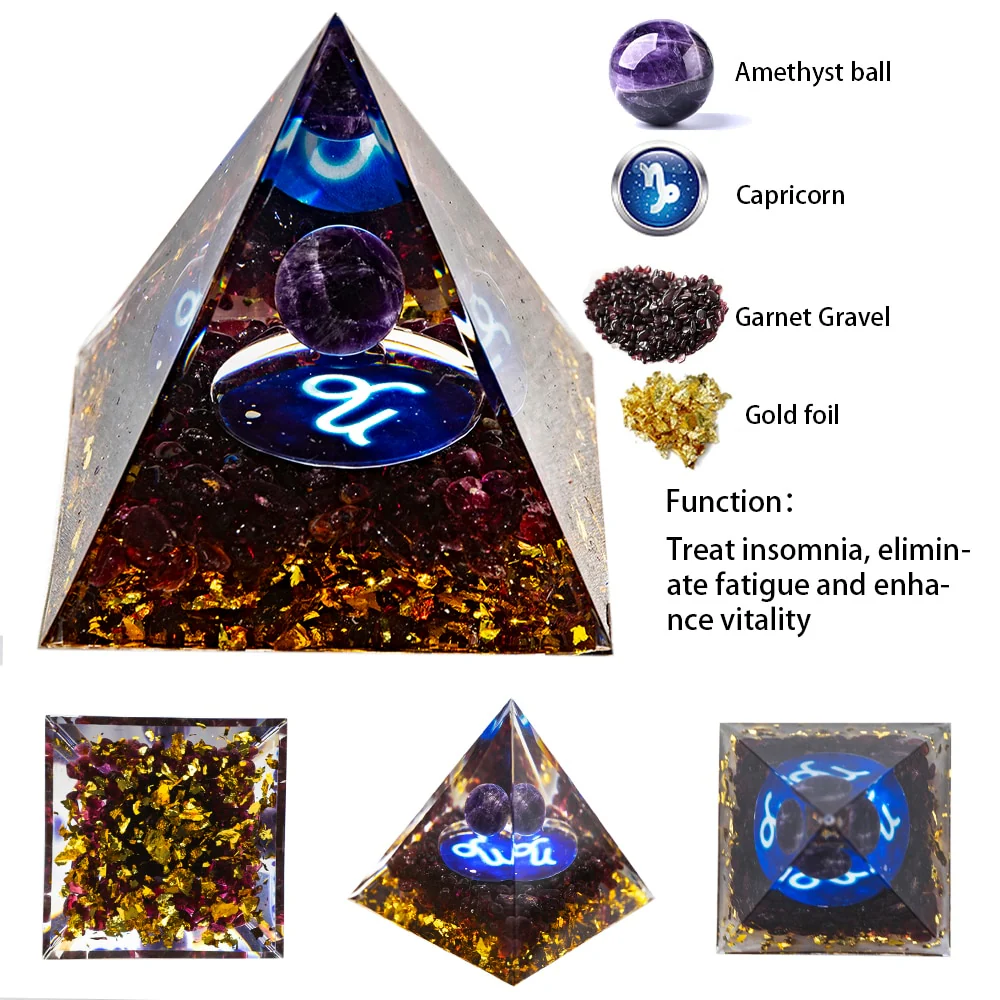 Orgone Pyramid Energy Healing Crystal