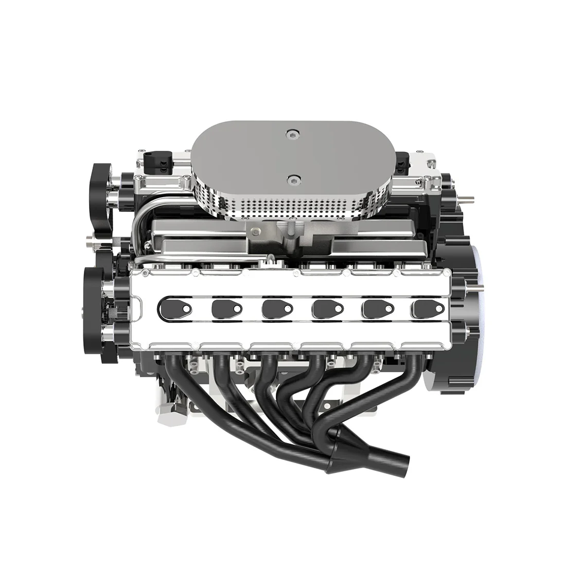 ENJOMOR V12 Engine GS-V12 72CC DOHC 4-Stroke 12-Cylinder 48-Valve Water-Cooled Electric Start Gasoline Engine Model - V12 Engine Model That Works