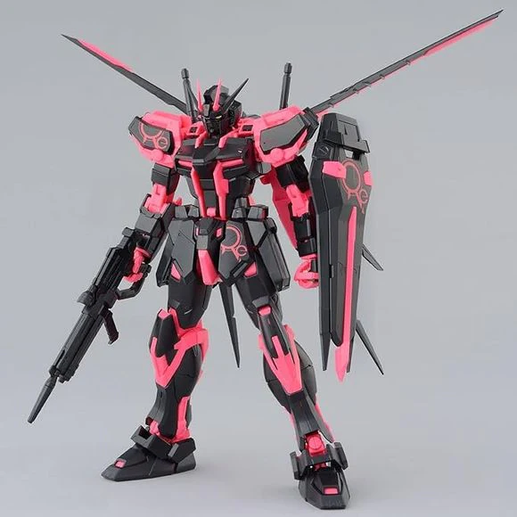 Bandai Gundam Base Exclusive Aile Strike Gundam Ver. RM Recirculation Neon Pink MG 1/100 Model Kit