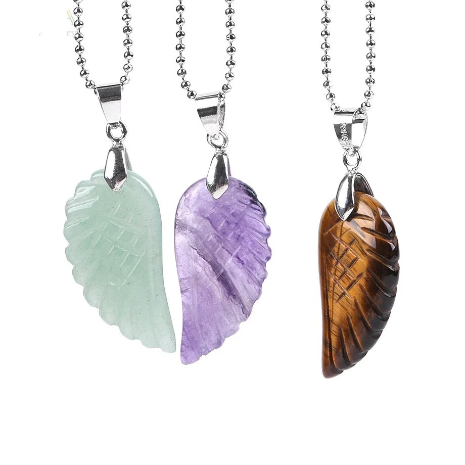 Crystal Angel Wing Pendant
