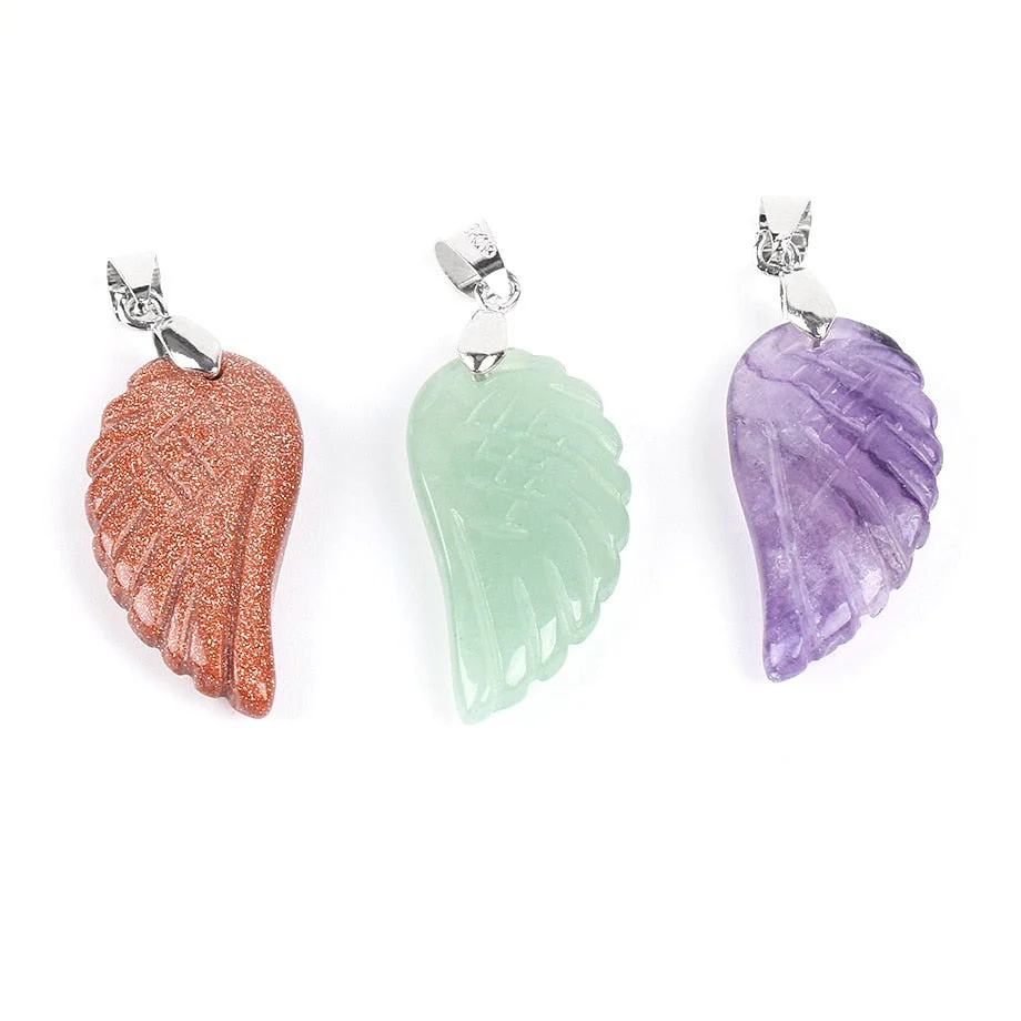 Crystal Angel Wing Pendant