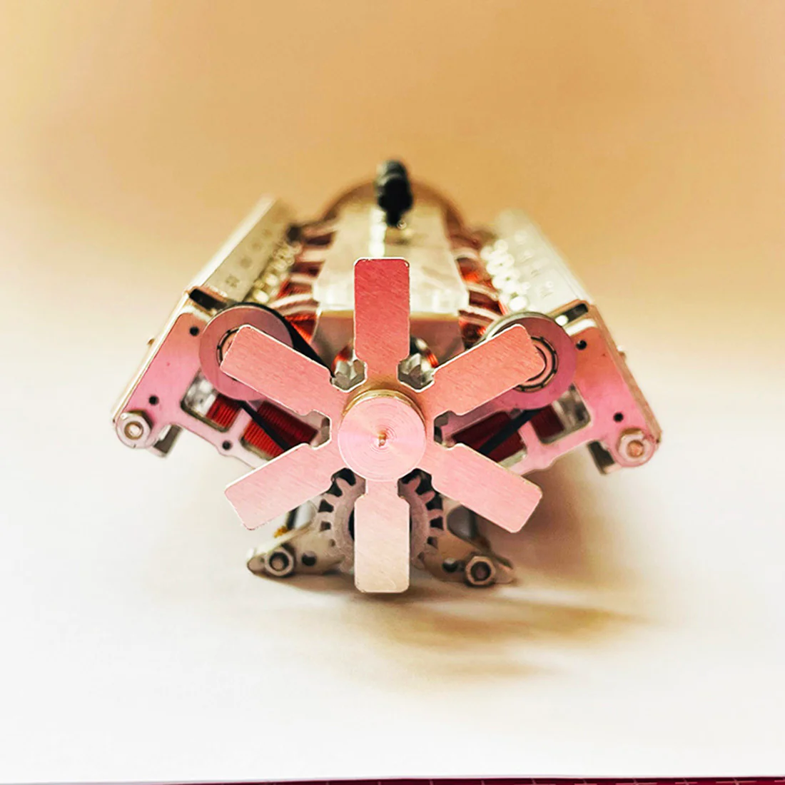 Metal V12 Brushless Electromagnetic Engine Model Technology Toys for 1/10RC RC Cars Ships