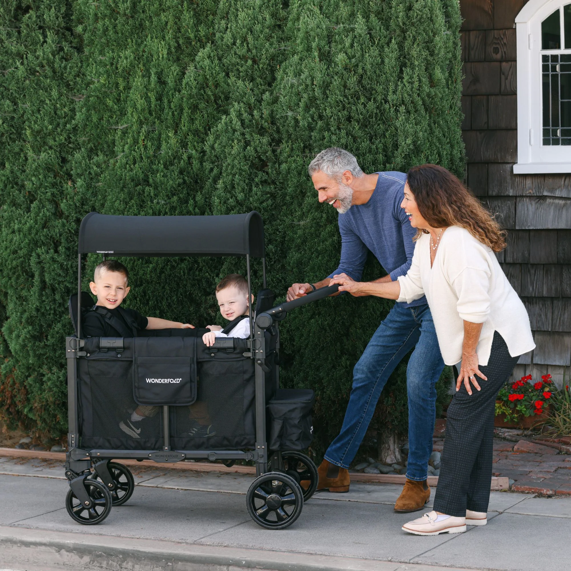 W2 Elite Pro Double Stroller Wagon (2 Seater)