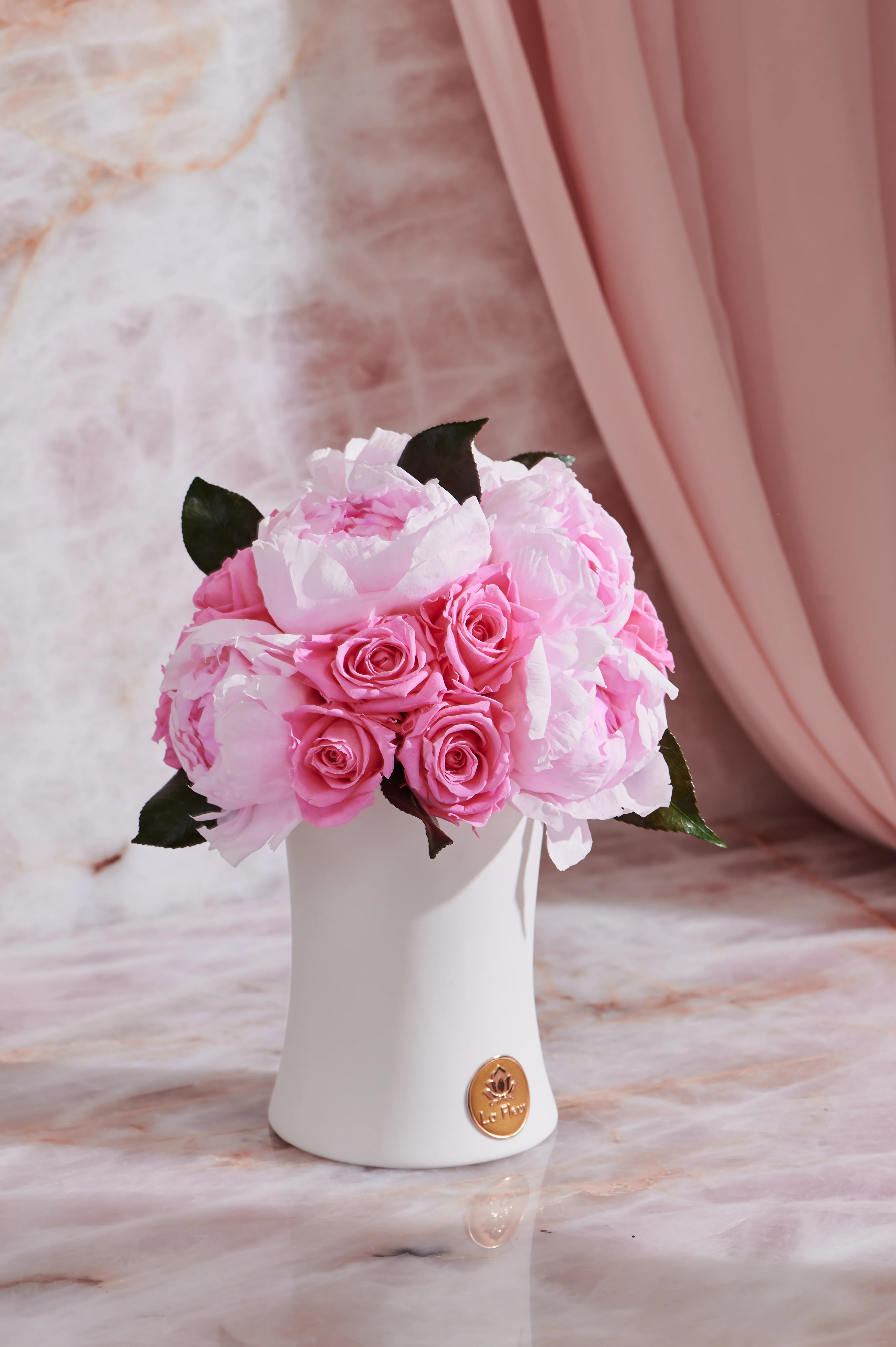 Creme Peony + Rose Dôme