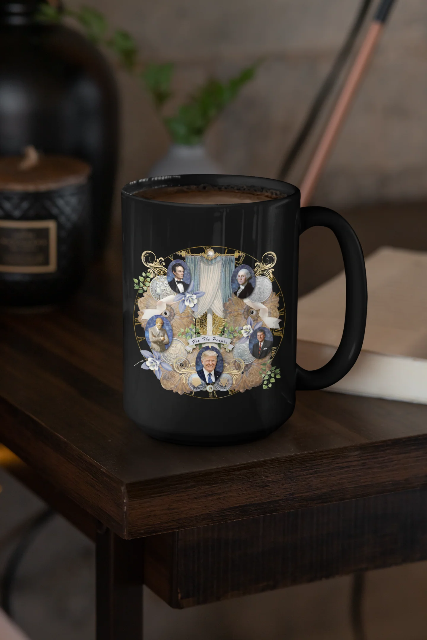 For The People - Black Mug