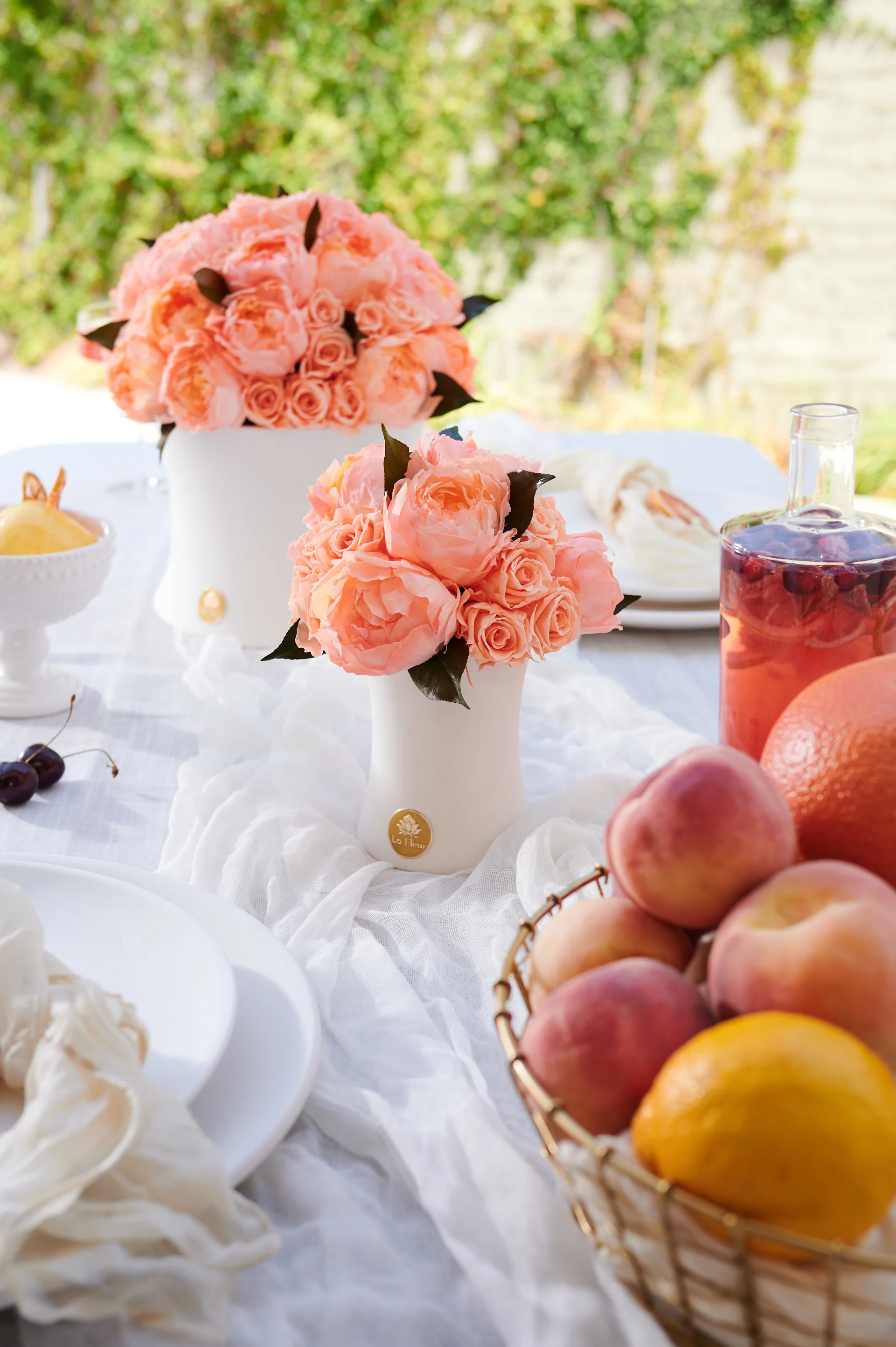 Creme Peony + Rose Dôme