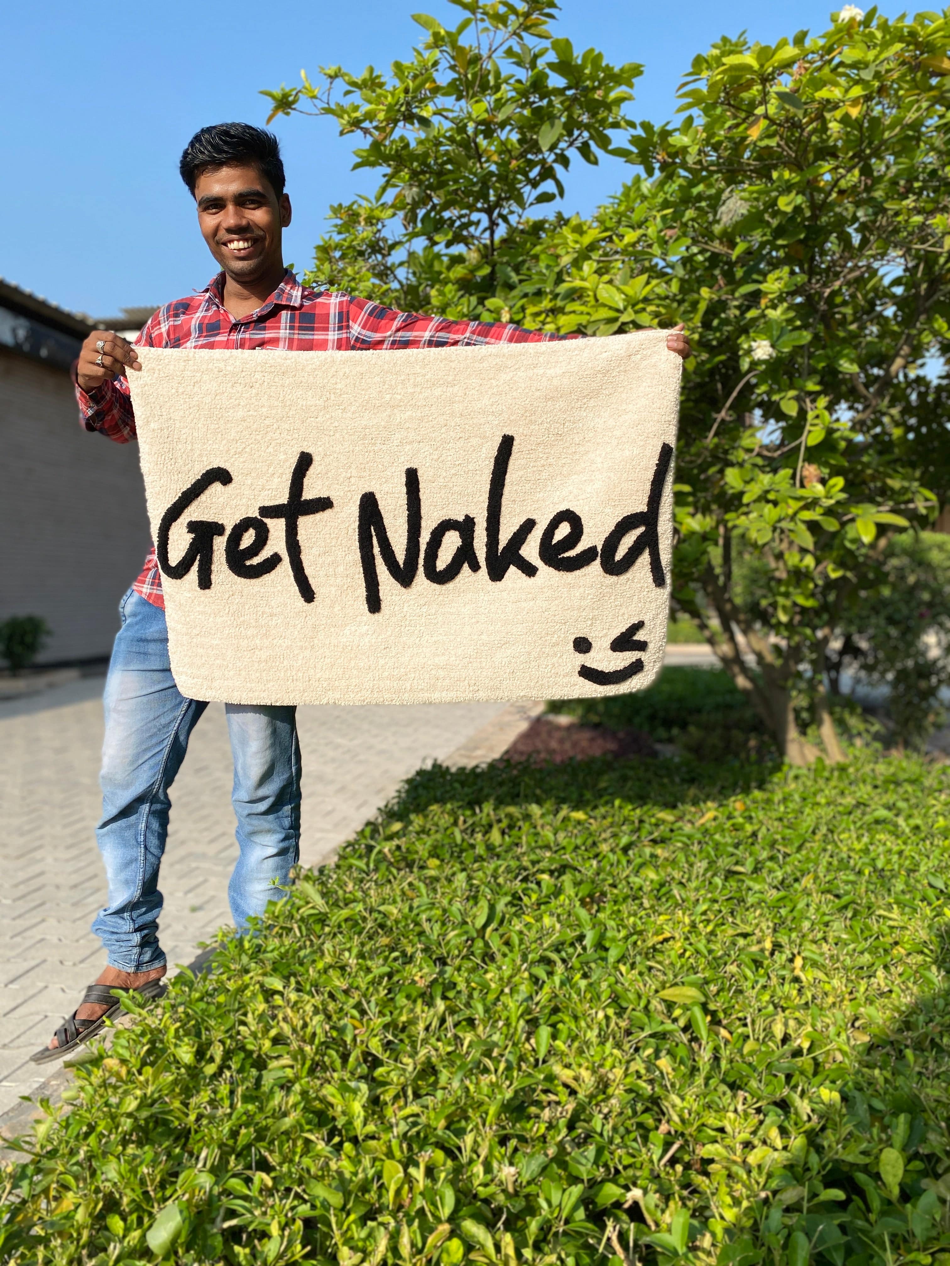 GET NAKED Bath Mat