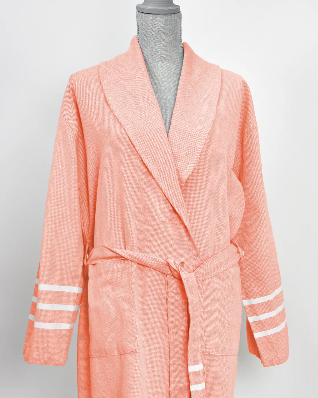 Antiochia Collection Bathrobe – Coral