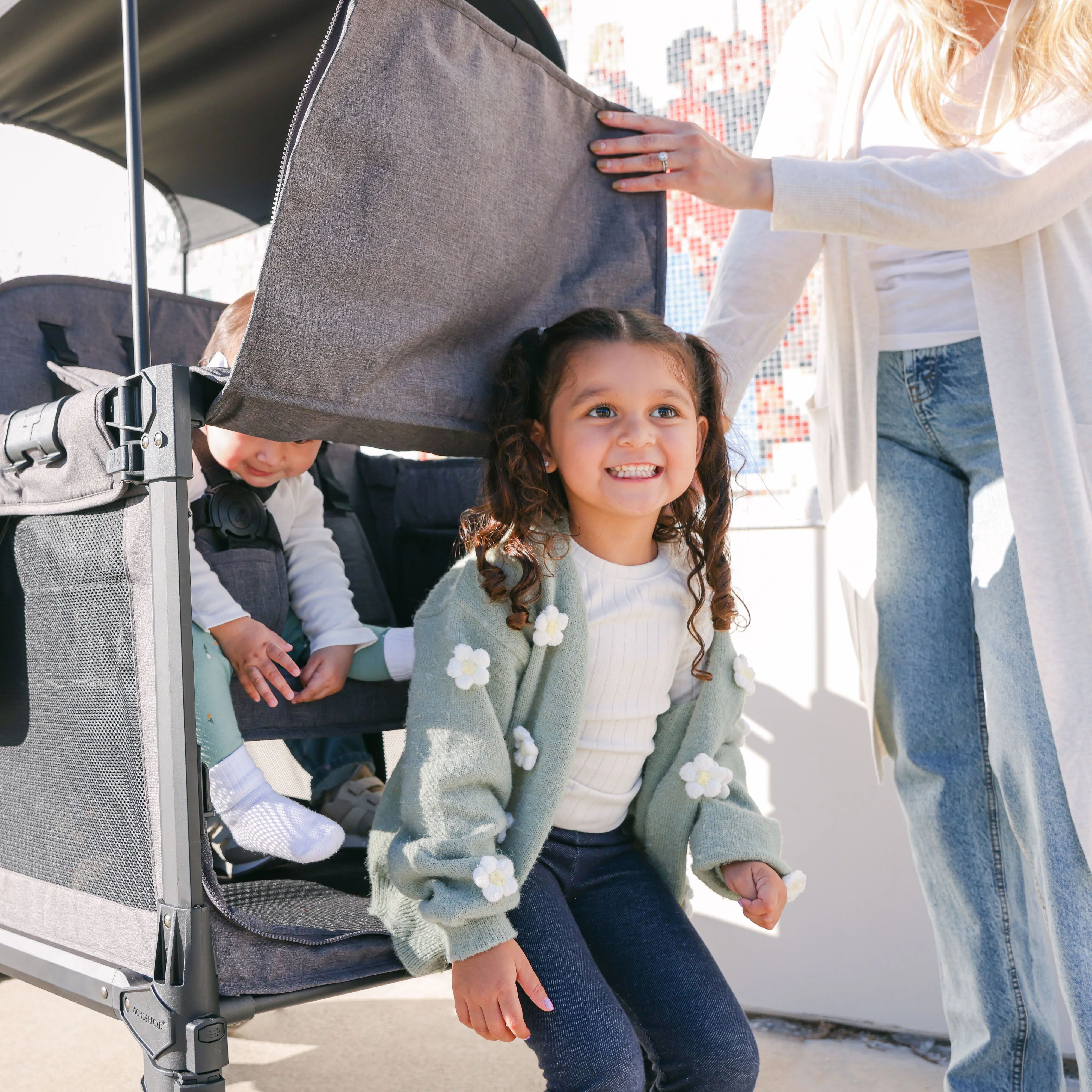 W4 Luxe Pro Quad Stroller Wagon (4 Seater)