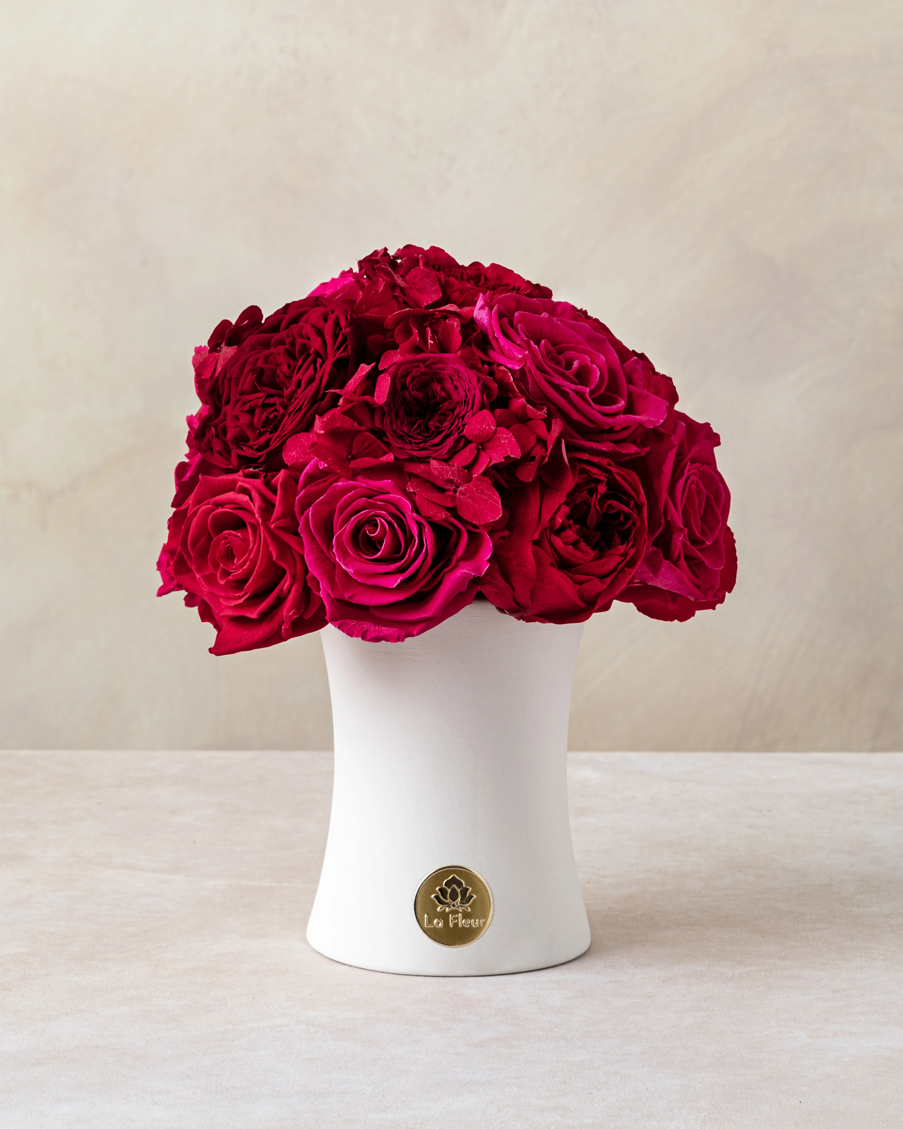 Creme Jardin Petite Dôme - Red