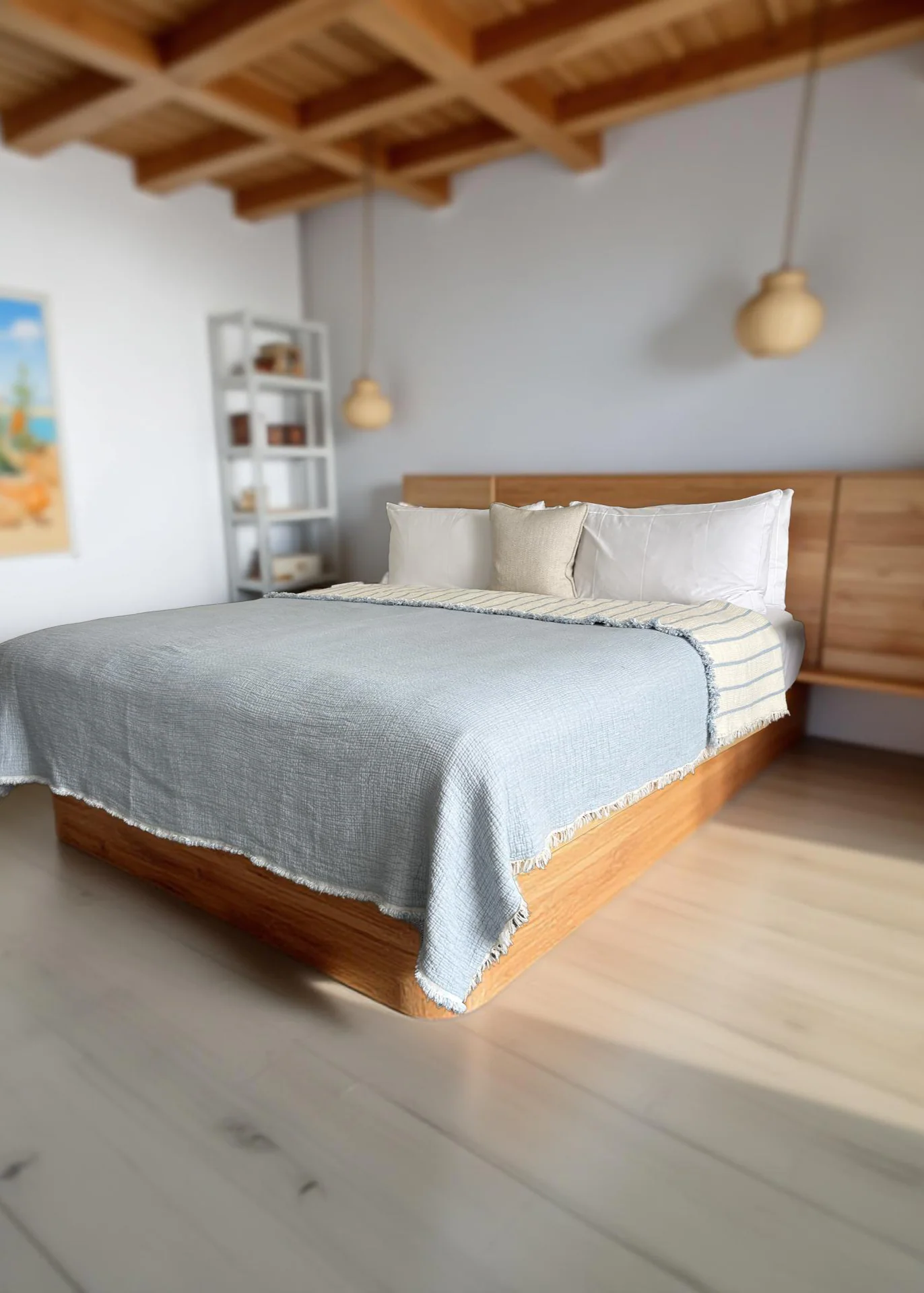 Cloud Cotton Comforter - Light Blue