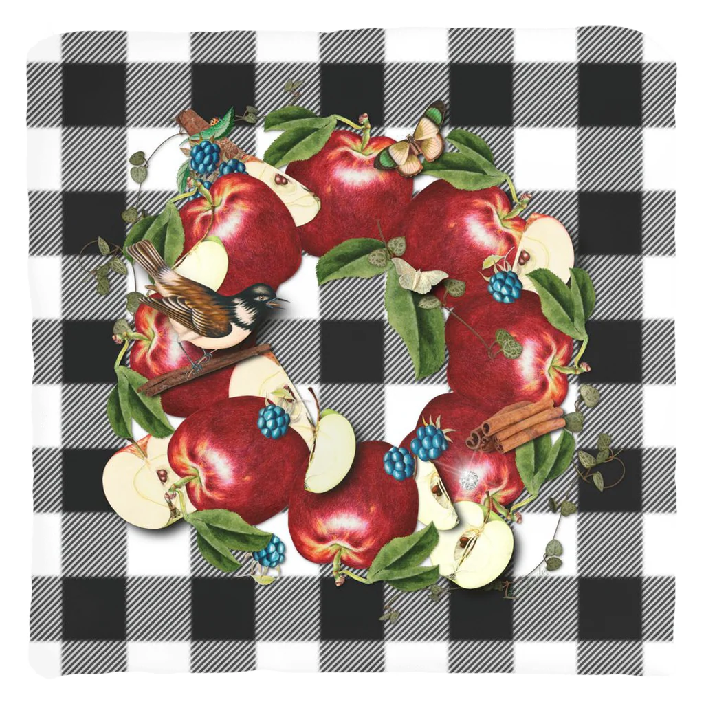 Sweet Apple Pie - Buffalo Plaid - Throw Pillow