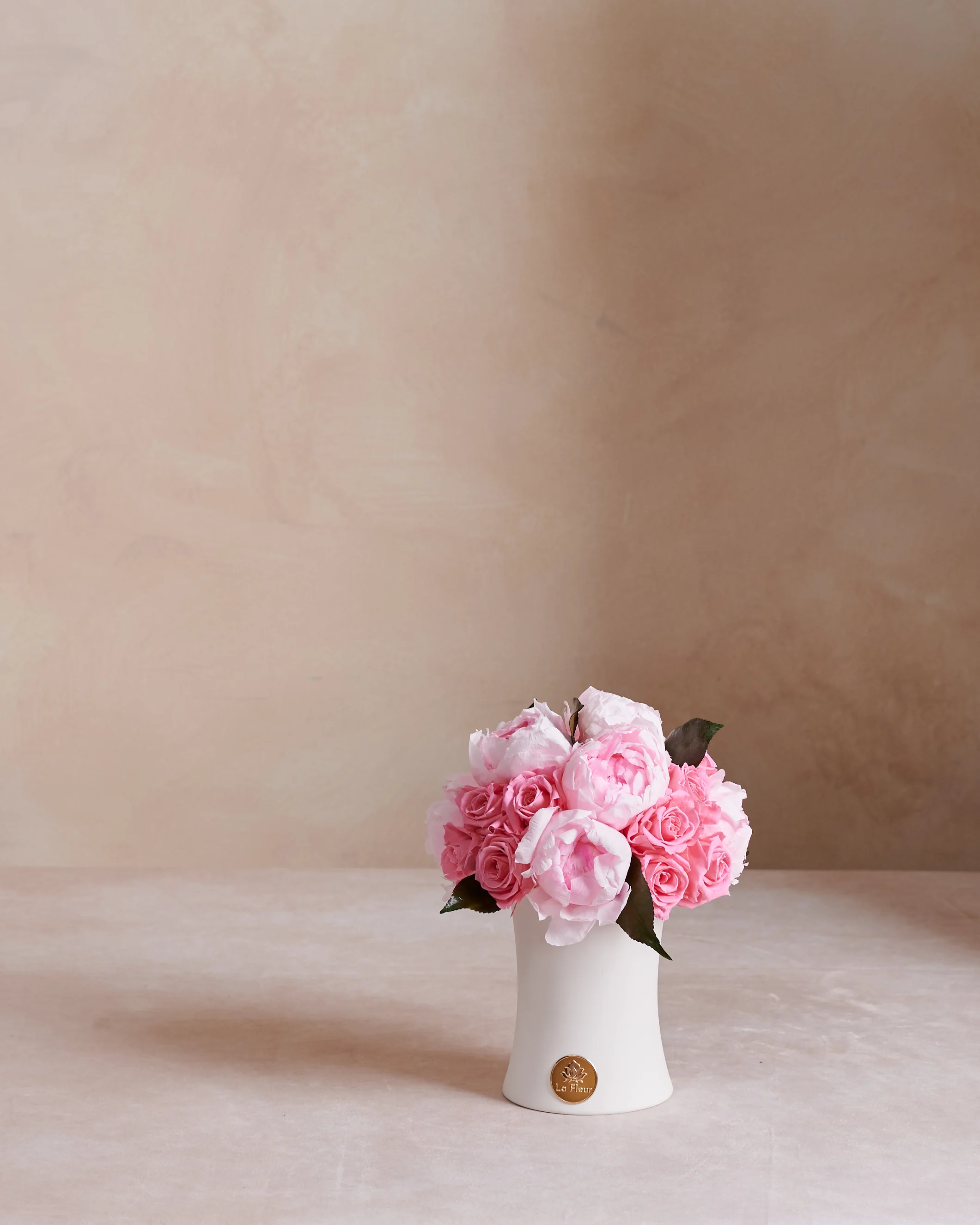 Creme Peony + Rose Dôme