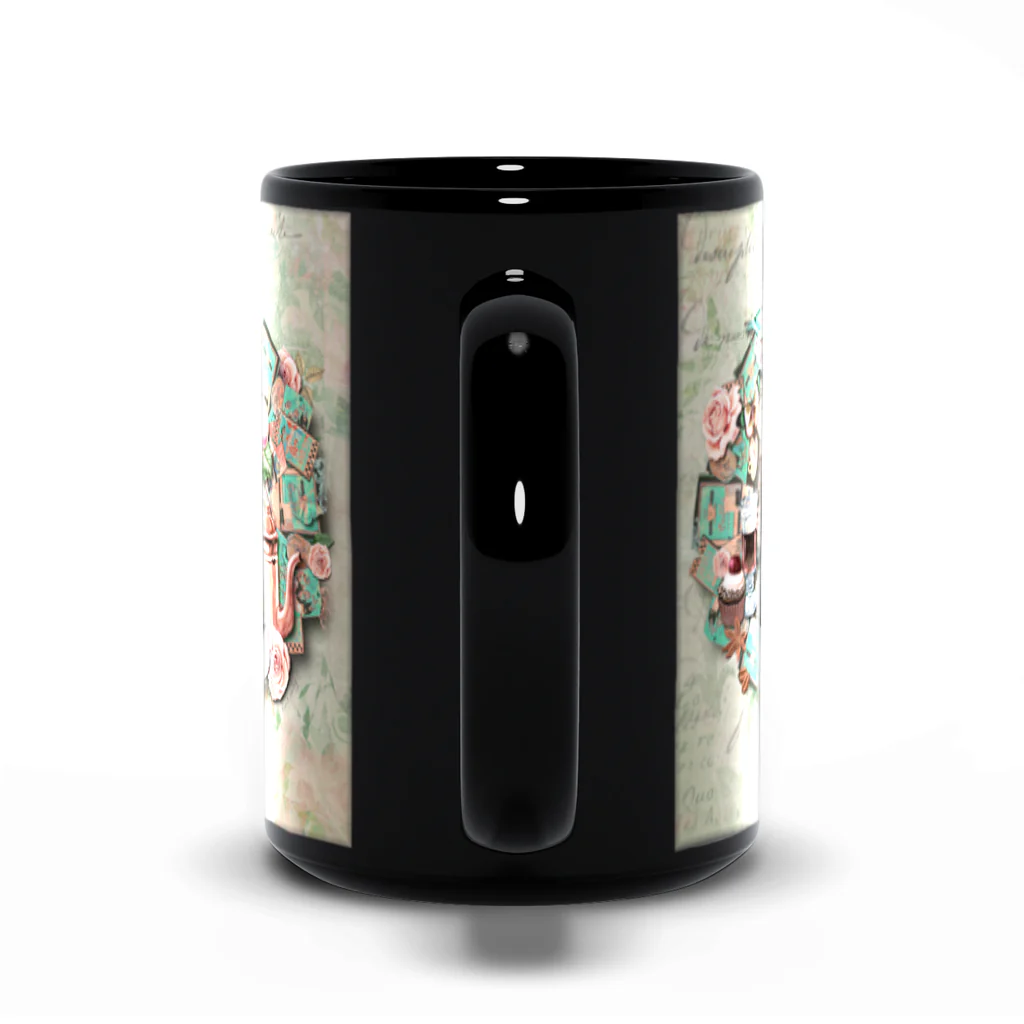 For the Love of Coffee - Black Mug