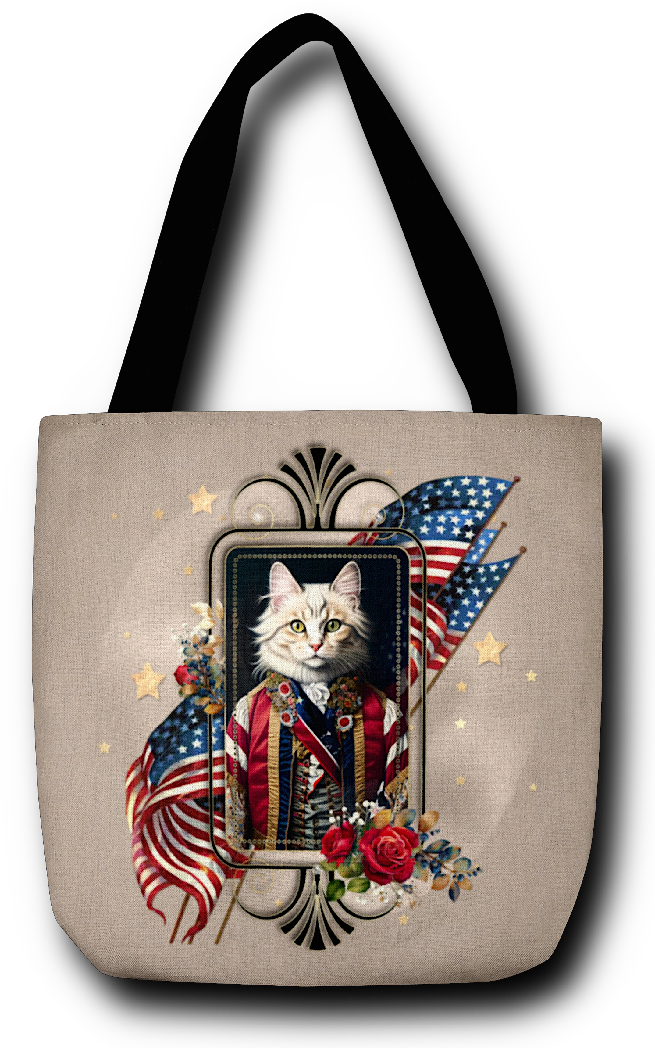 Patriotic Persian Cat - Tote Bag