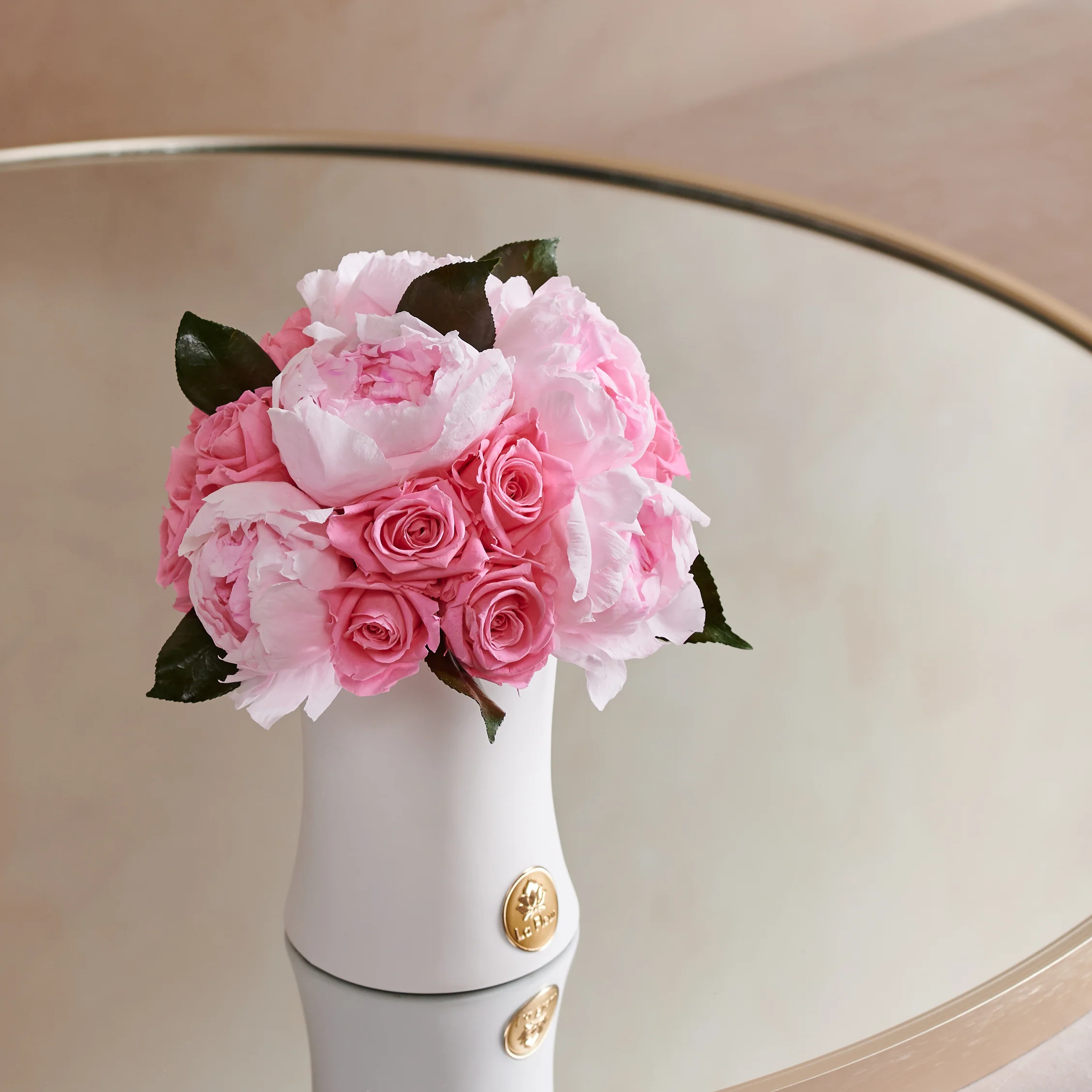 Creme Peony + Rose Dôme