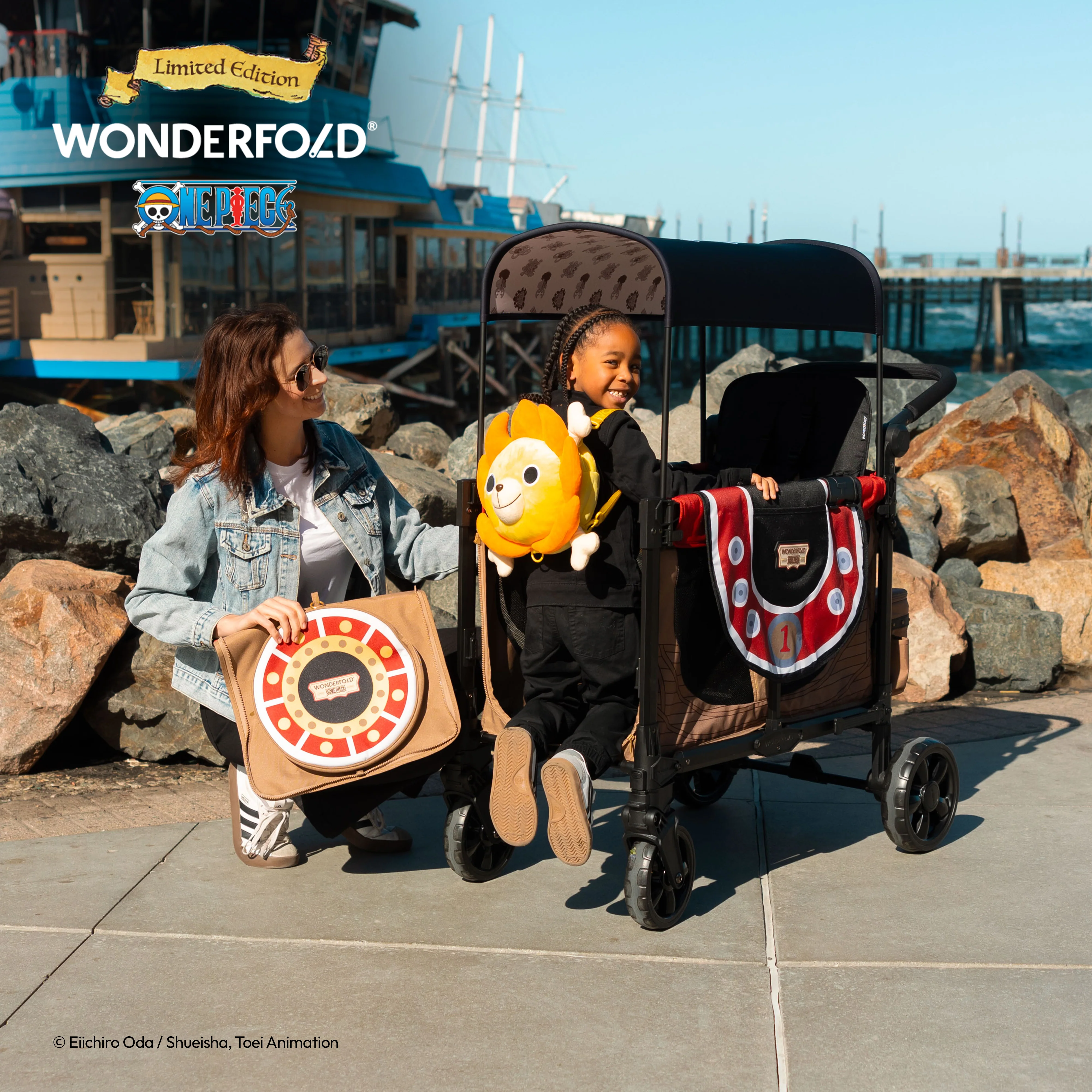 ONE PIECE Thousand Sunny Stroller Wagon - W2 Elite Pro Limited Edition