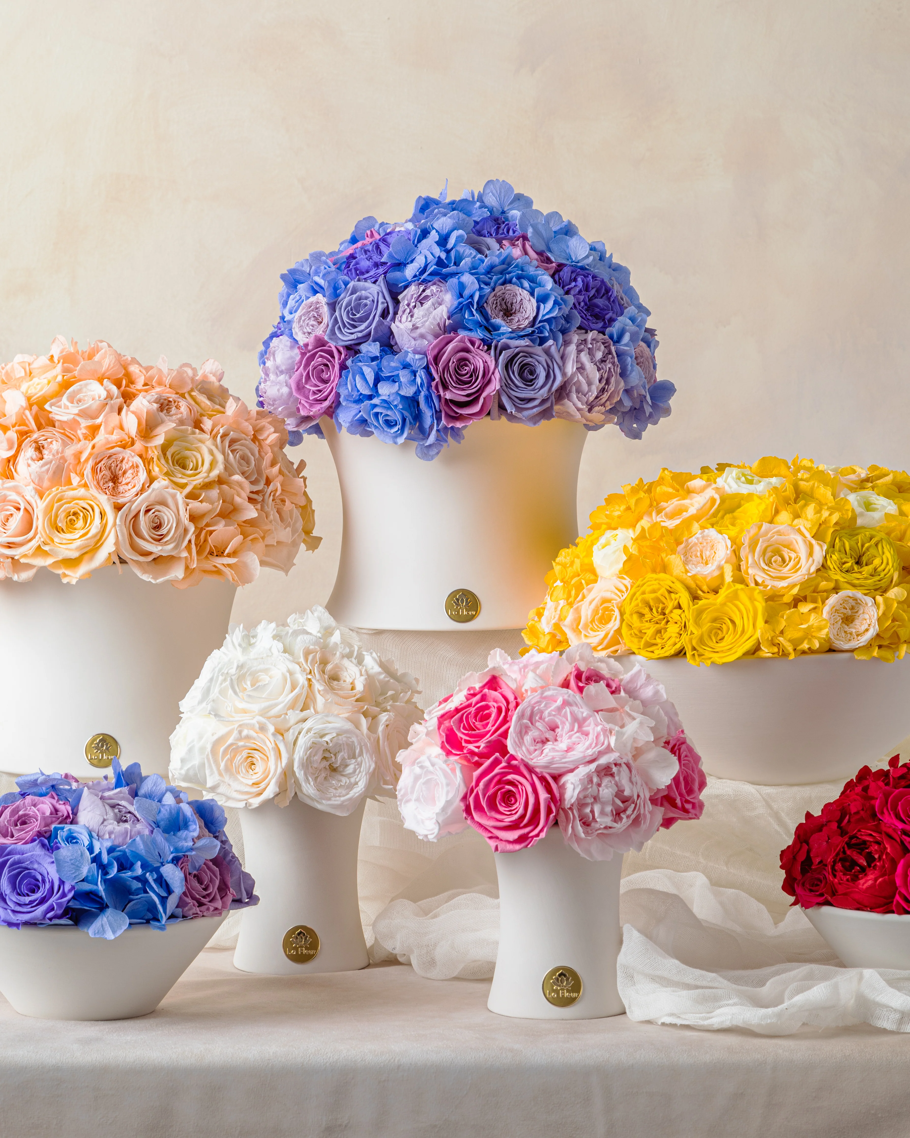 Creme Jardin Petite Dôme - Pink