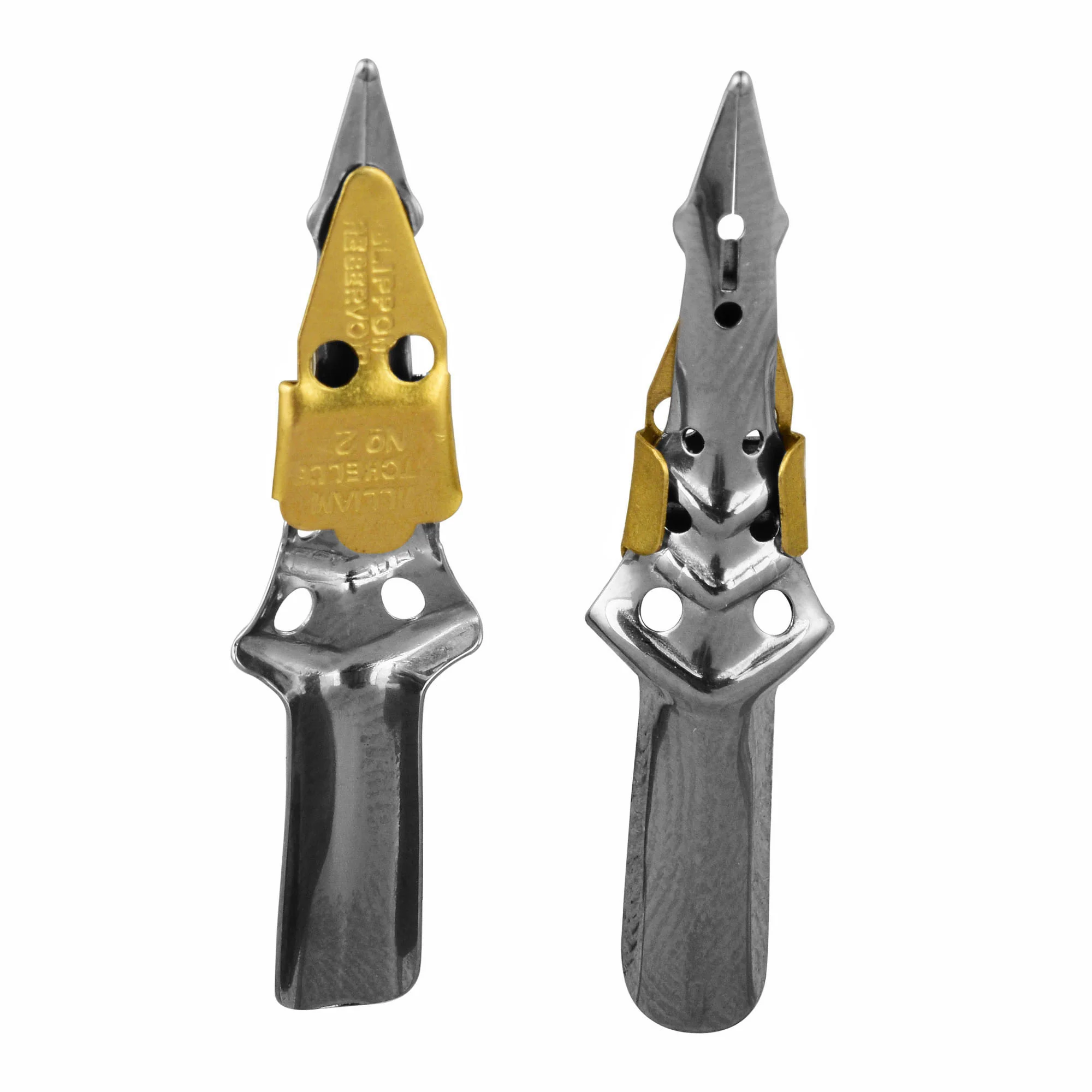 Straight Penholder -  Aqua-Green with Black Swirls - 6.75