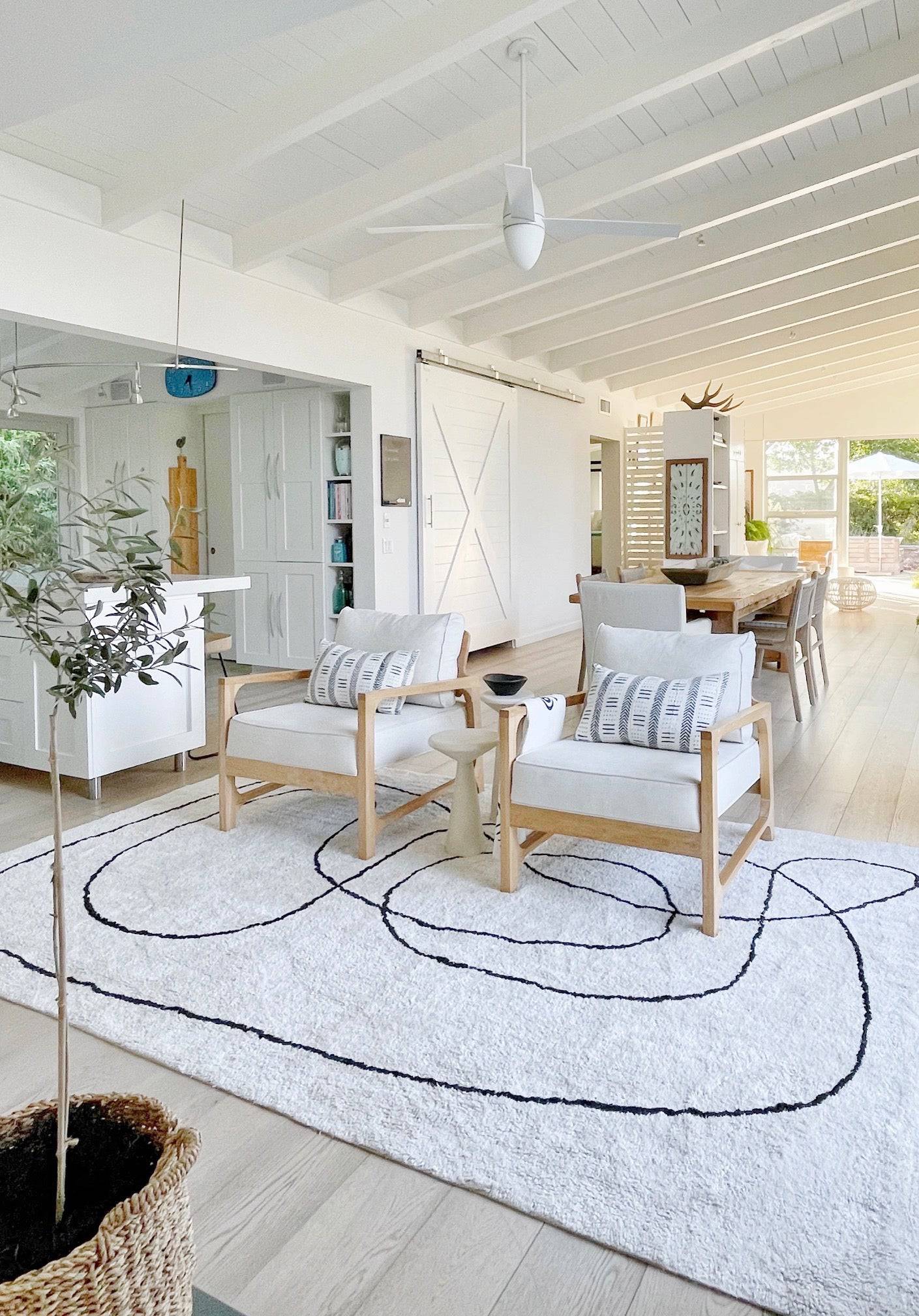 Diana Art Organic Cotton Machine Washable Area Rug