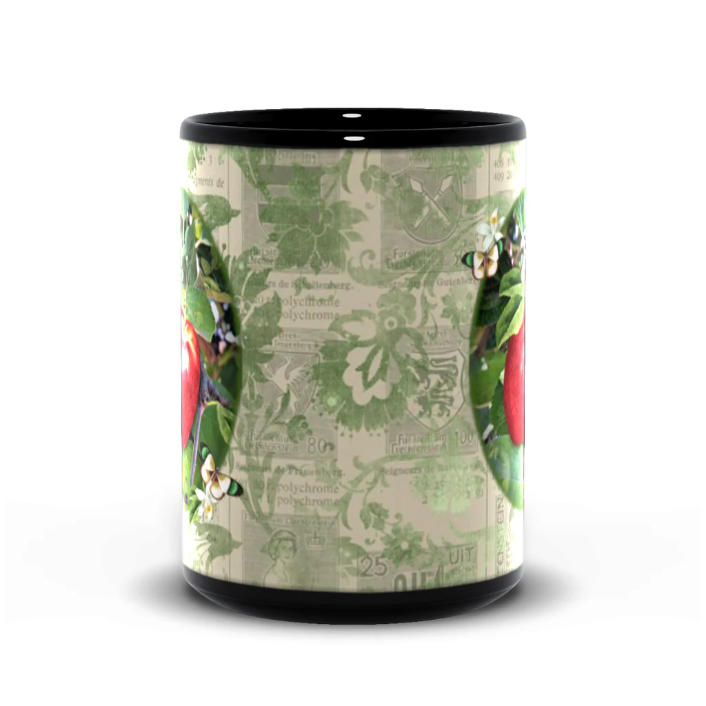 Red and Delicious - Black Mug