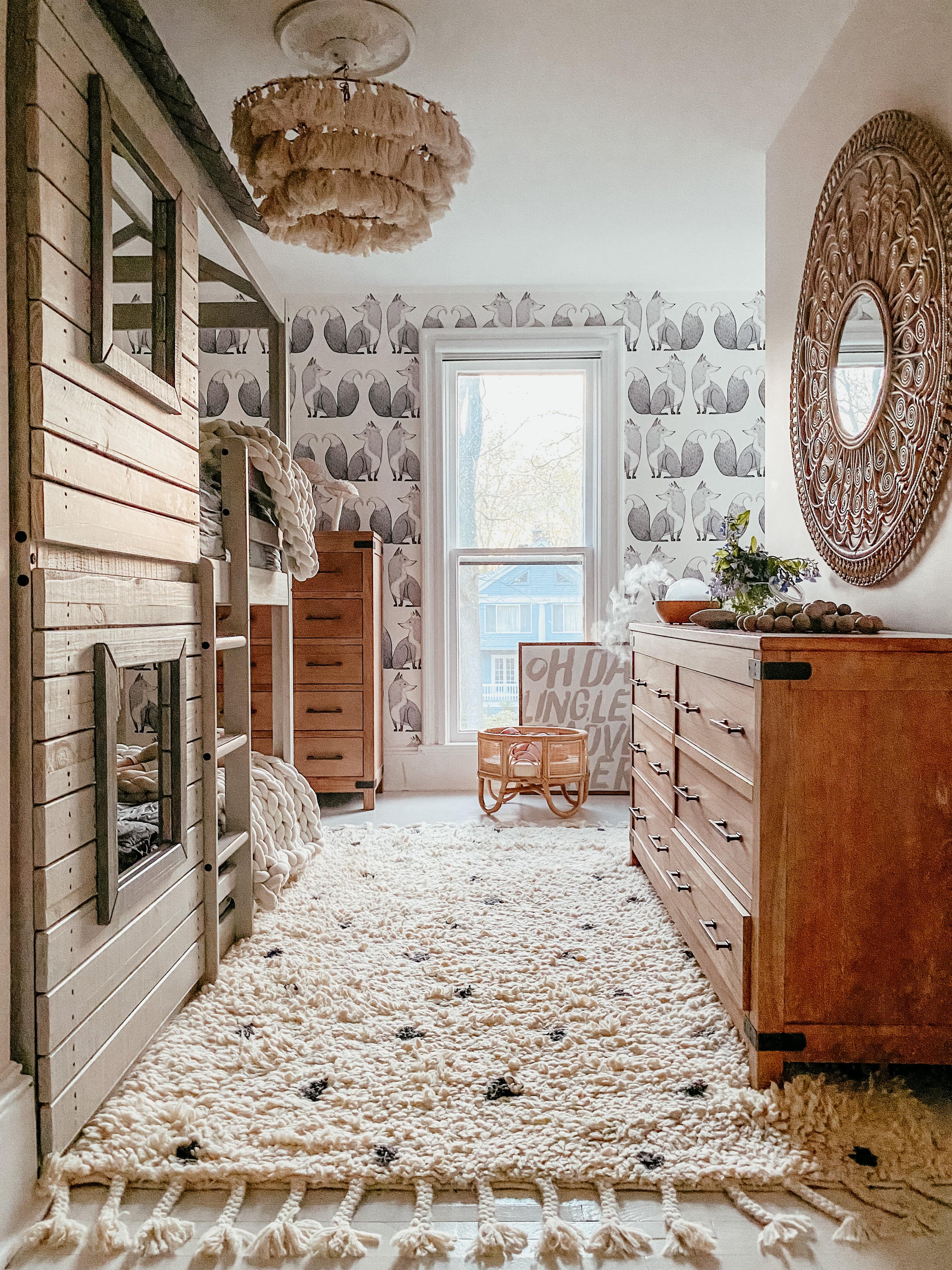 Holly Handwoven Berber Luxurious & Plush Polka Dot Wool Rug