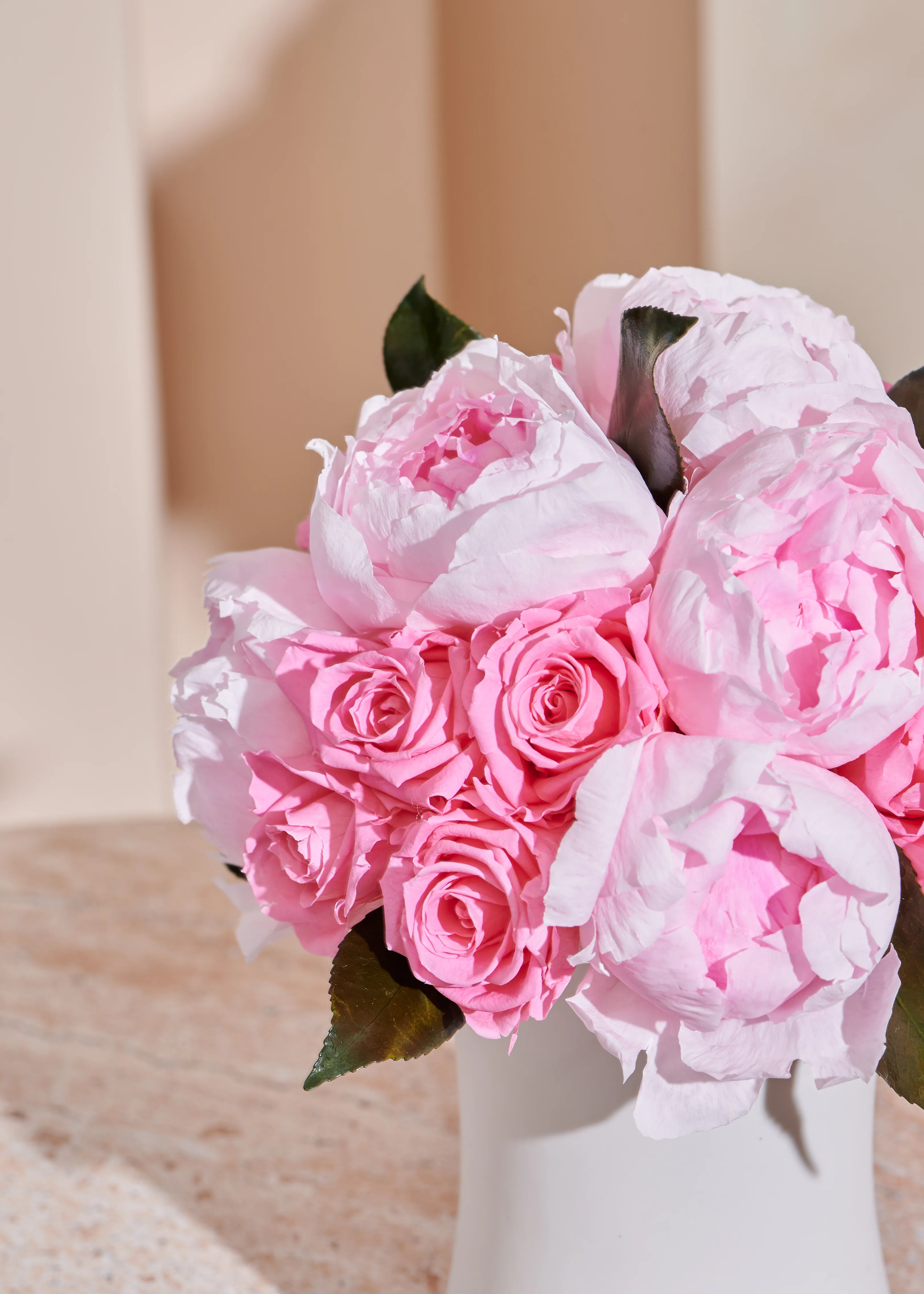 Creme Peony + Rose Dôme