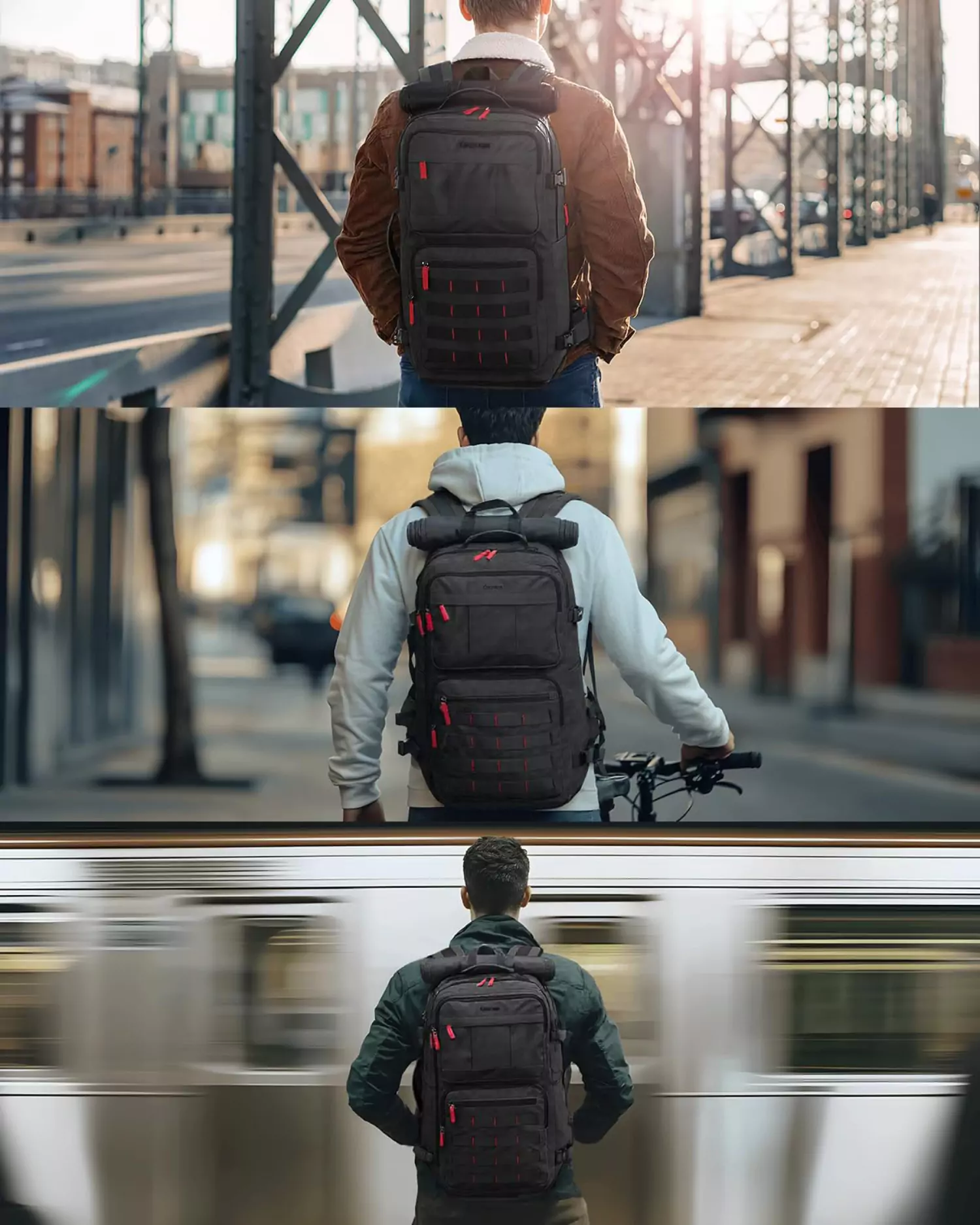 Gonex Nylon Carry-on Travel Backpack, 45L