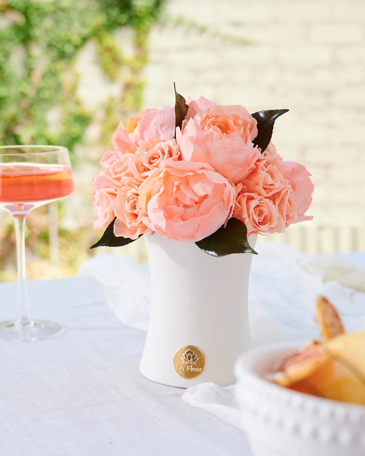 Creme Peony + Rose Dôme