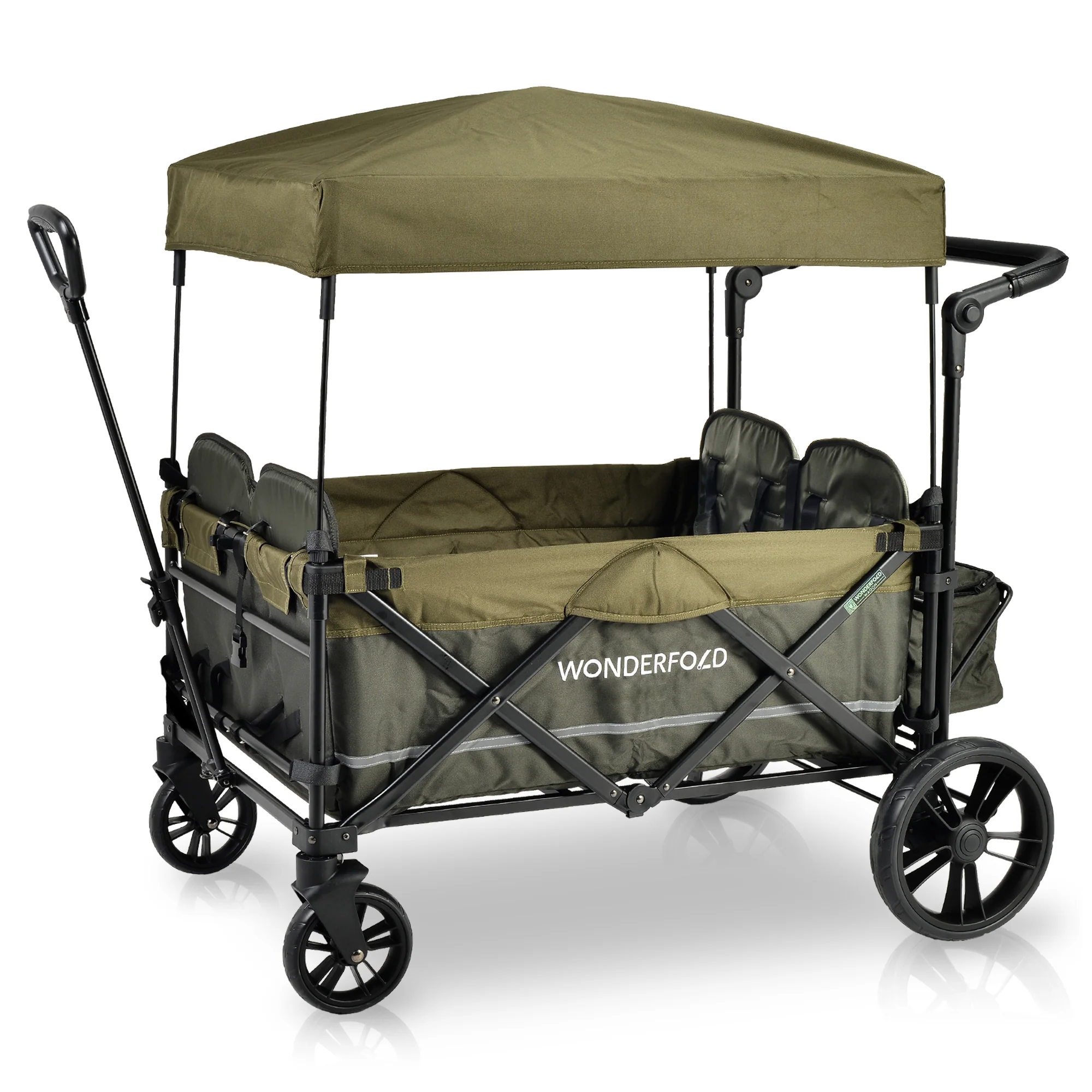 X4 Push + Pull Quad Stroller Wagon (4 Seater)