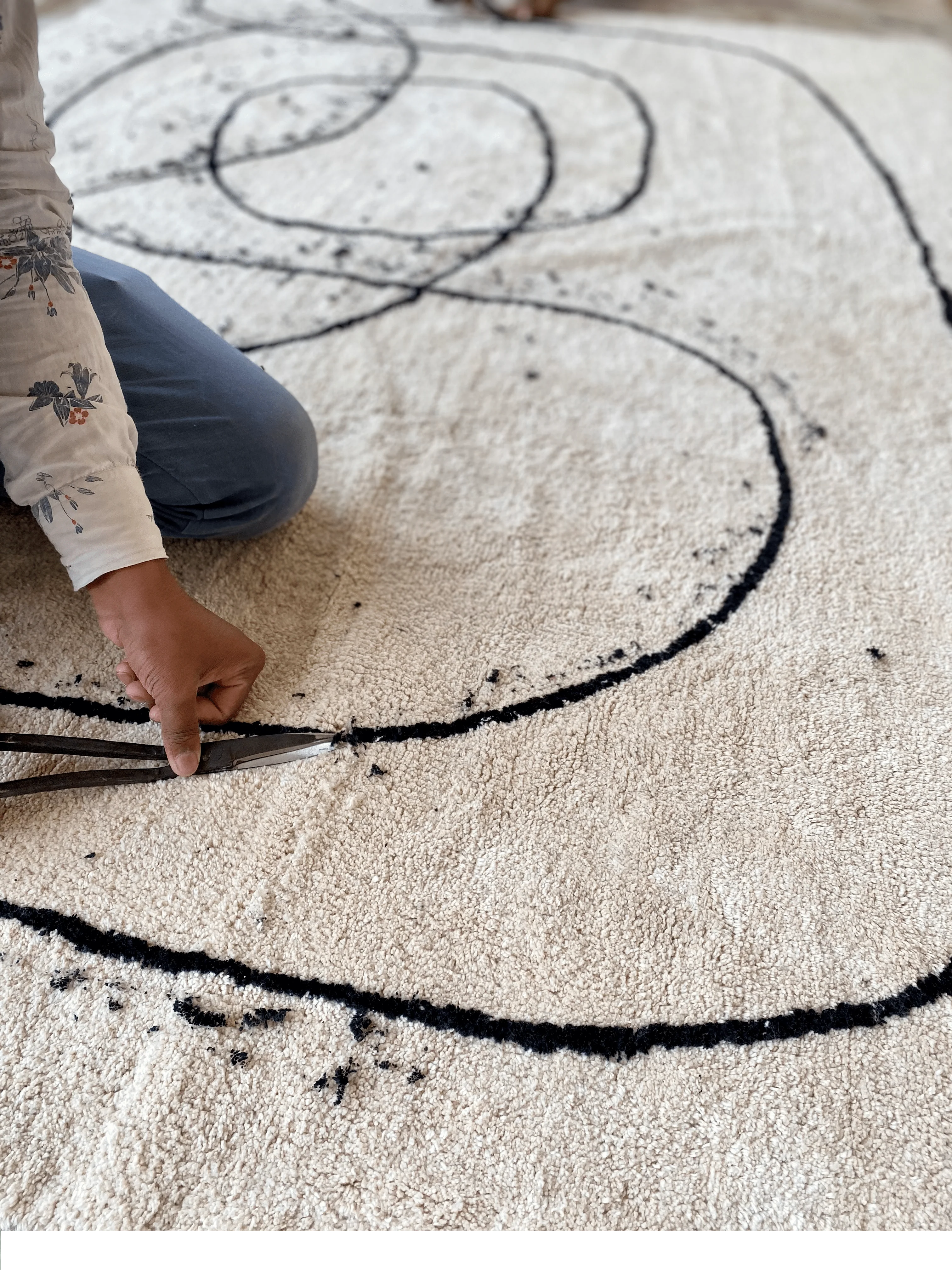 Diana Art Organic Cotton Machine Washable Area Rug