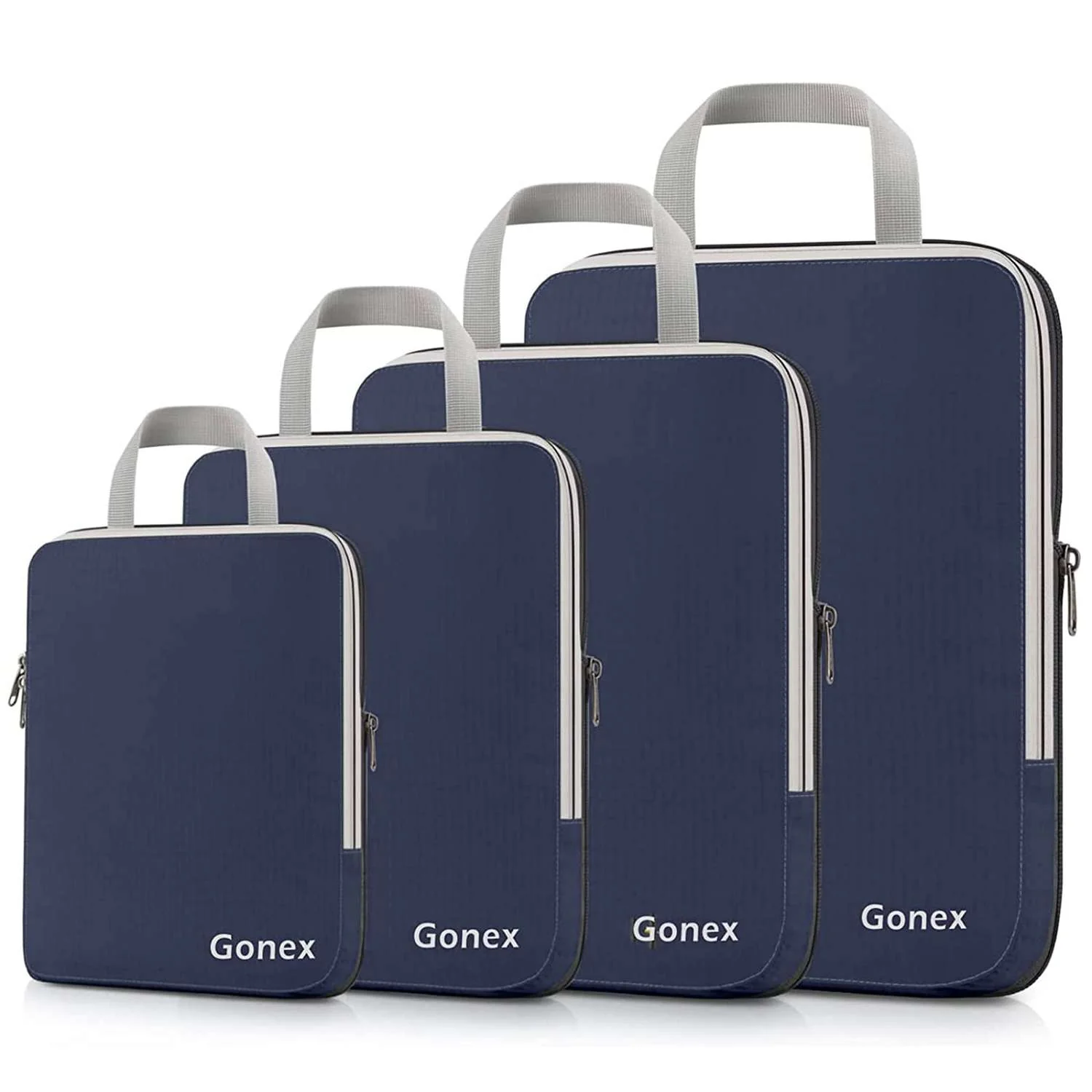 Gonex Compression Packing Cubes Set, Expandable Packing Organizers 4pcs