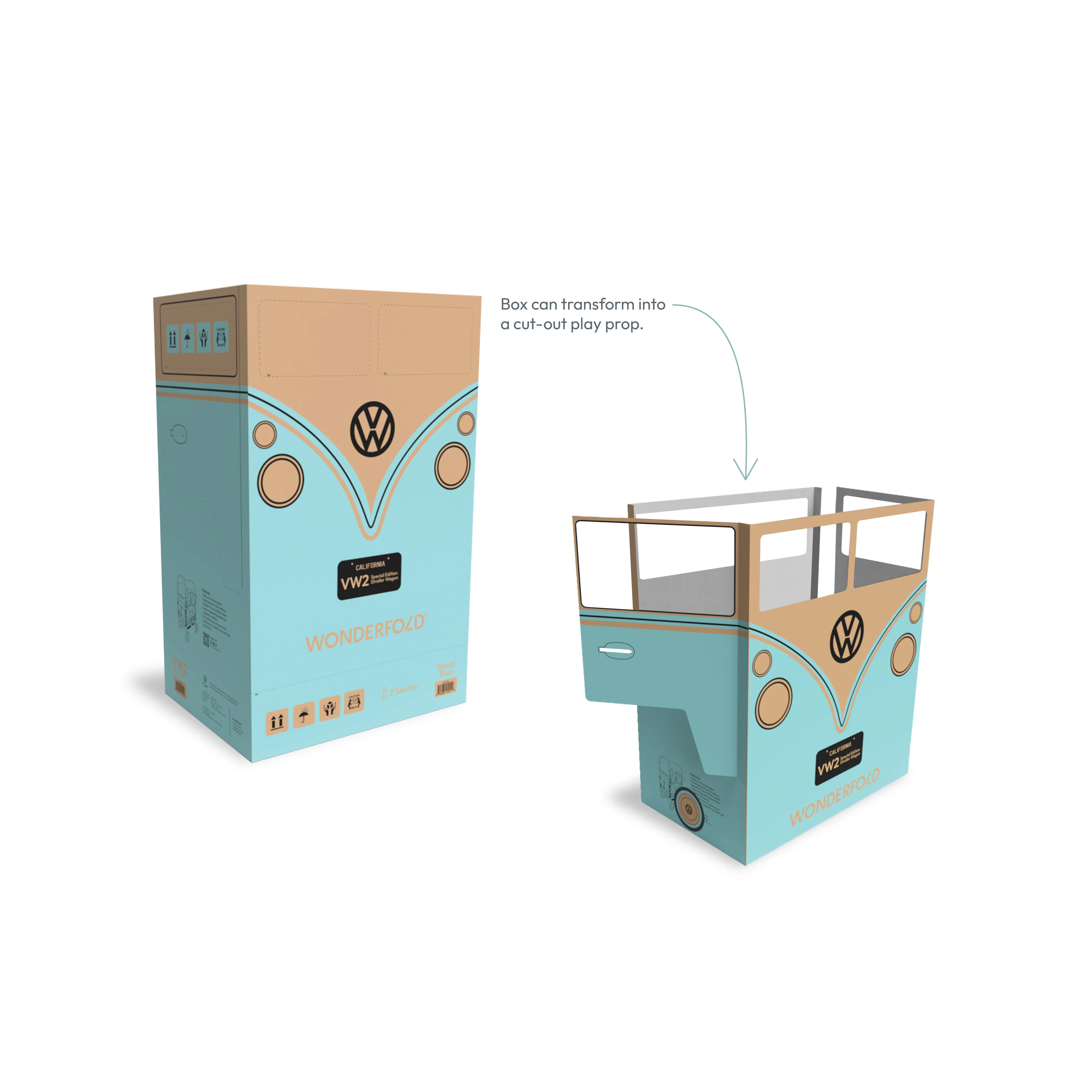 VW2 Volkswagen Stroller Wagon