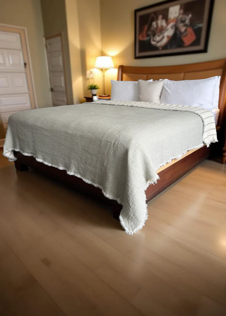 Cloud Cotton Comforter - Light Green