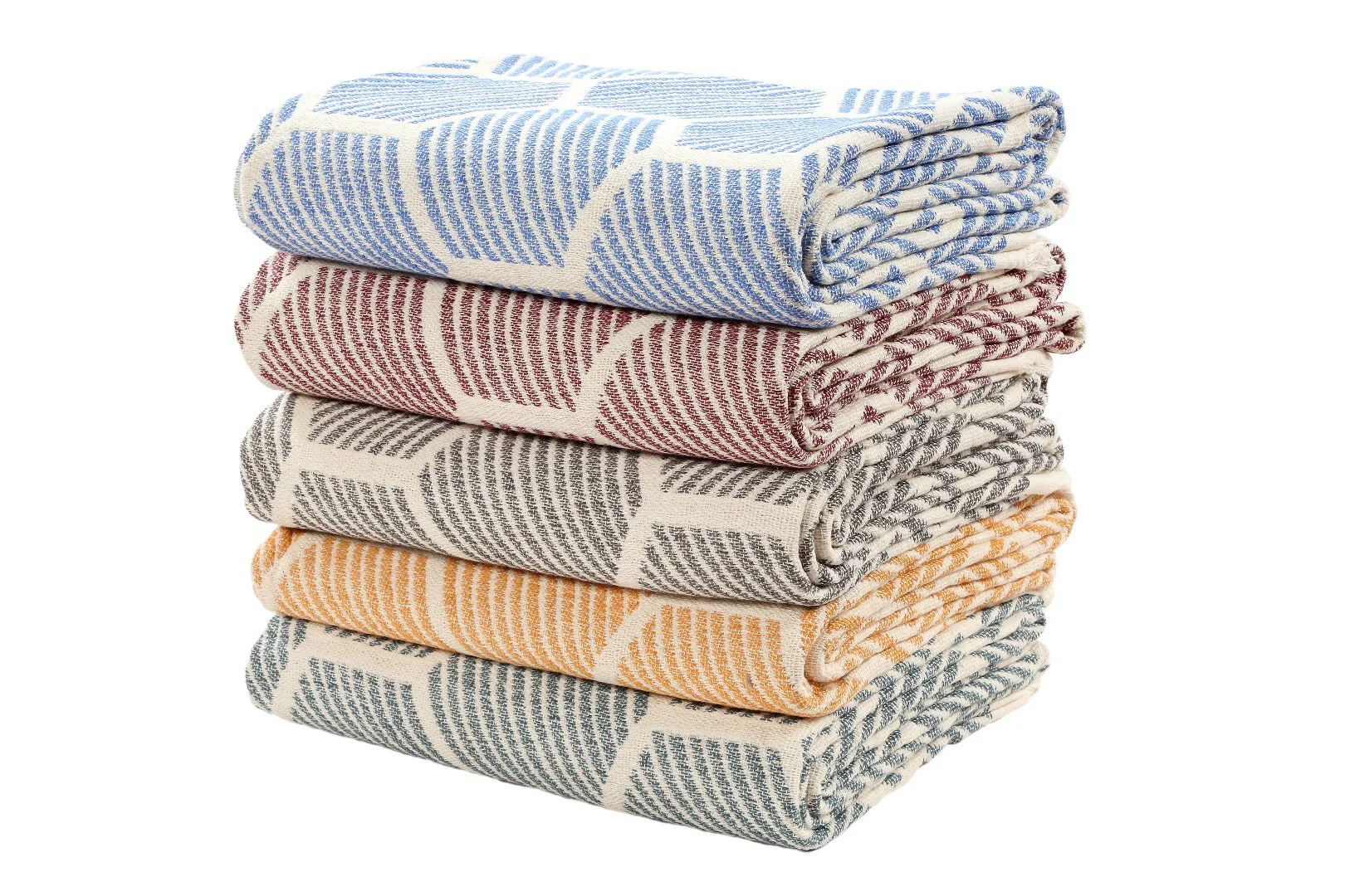 Atlas Cotton Throw - Mustard