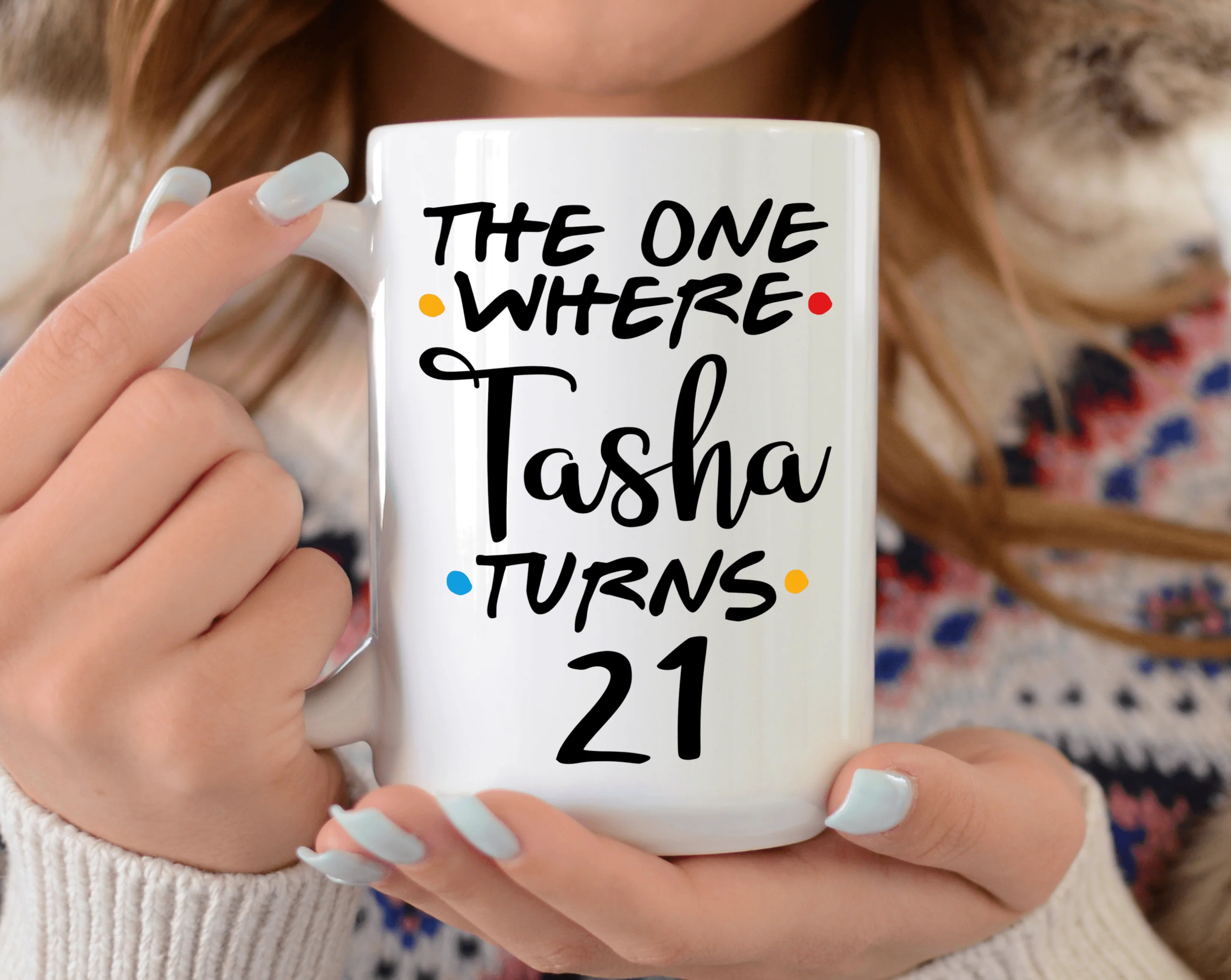 Personalized The One Where Friends Inspired 21st Birthday Mug