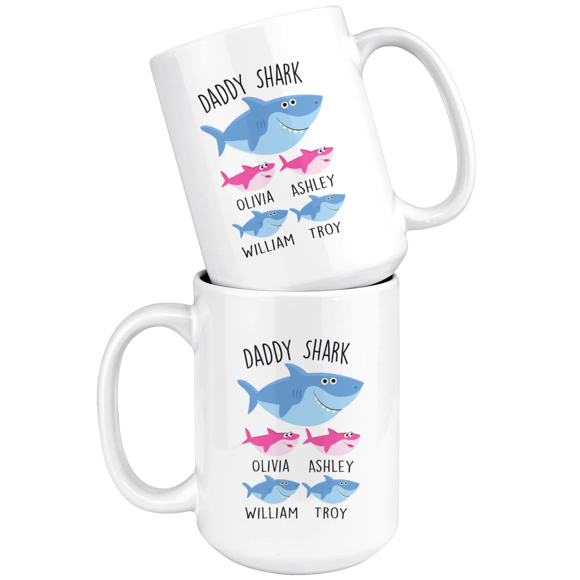 Daddy Shark Do Do Do Mug - Personalized