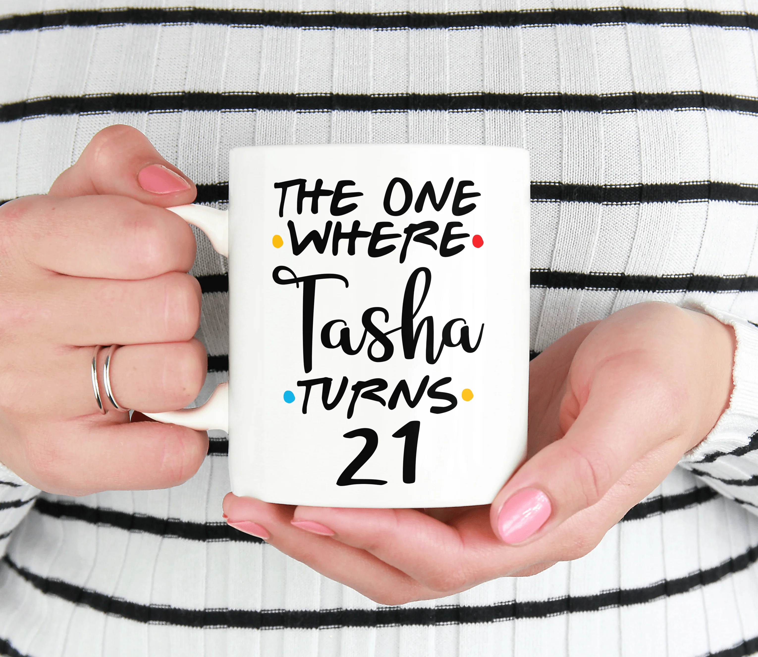 Personalized The One Where Friends Inspired 21st Birthday Mug