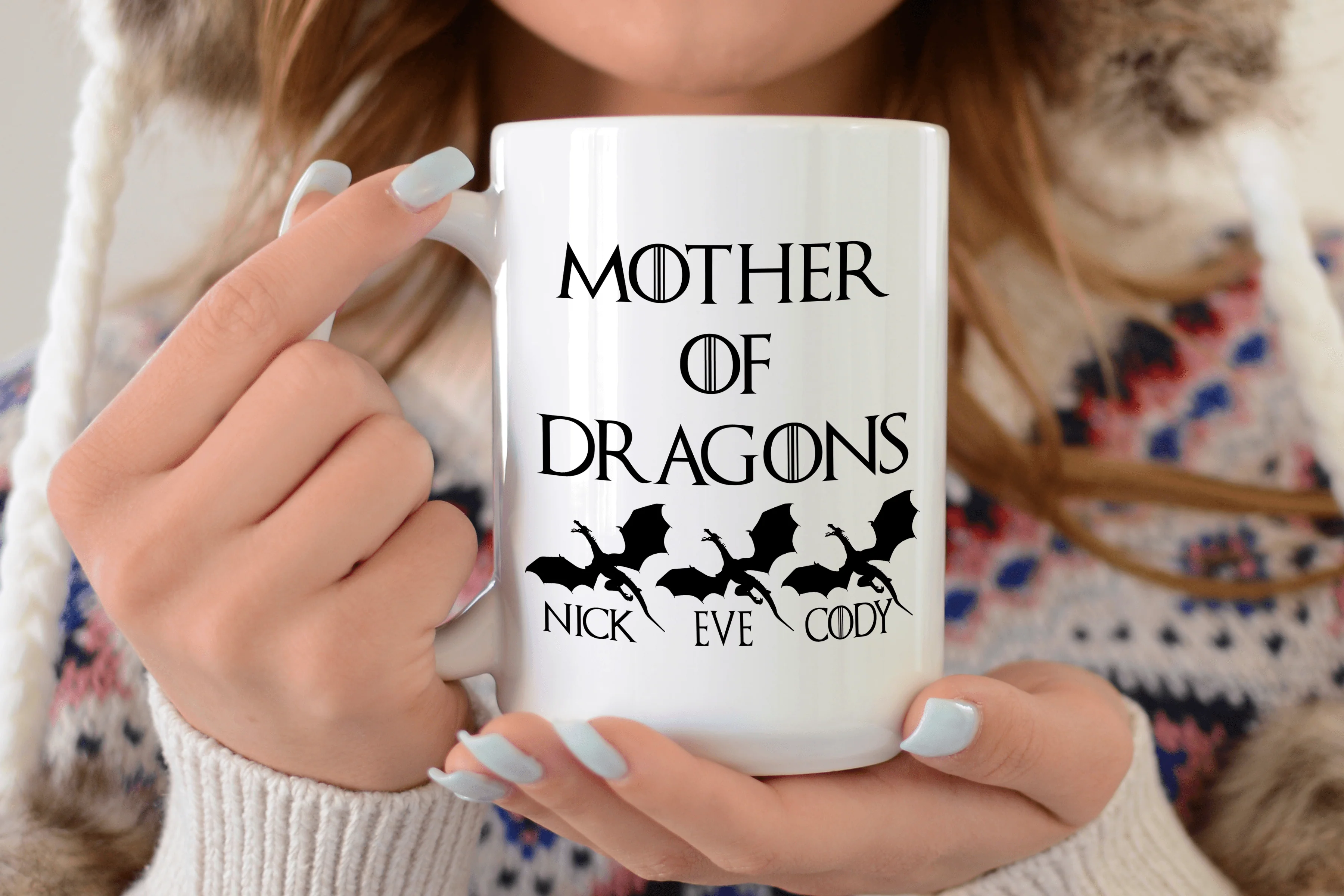 Custom Mother Of Dragons Mothers Day Gift