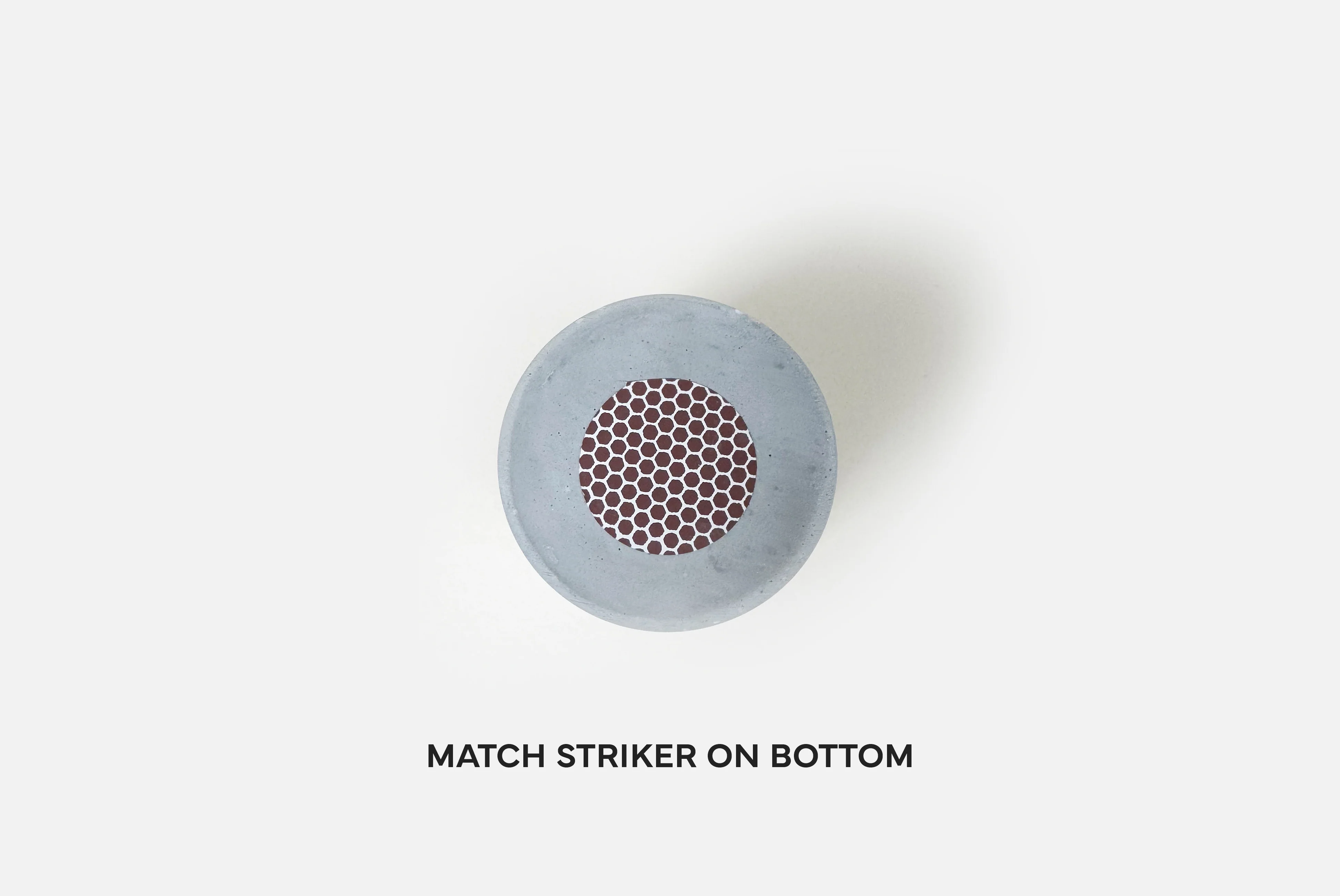 Concrete Match Holder