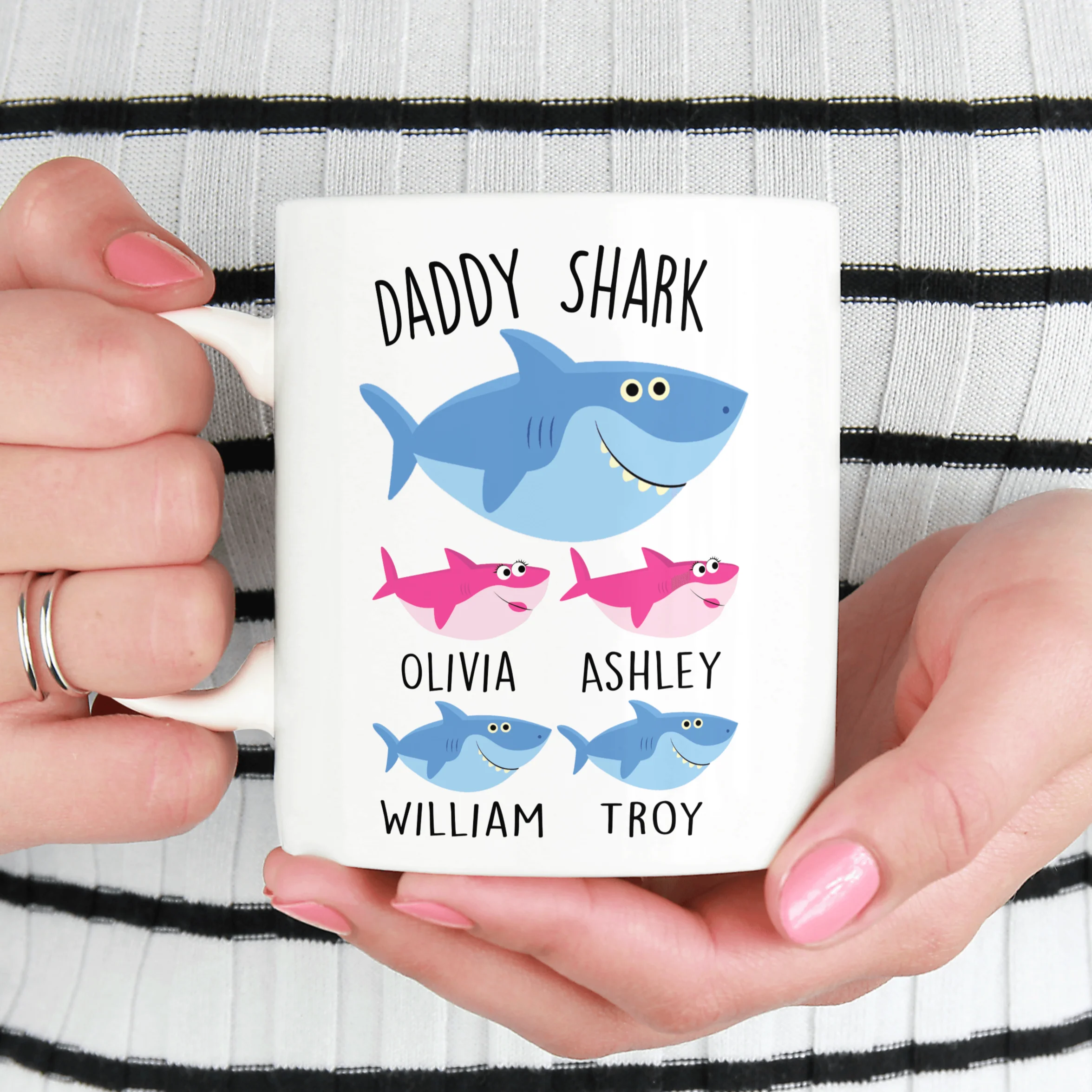 Daddy Shark Do Do Do Mug - Personalized