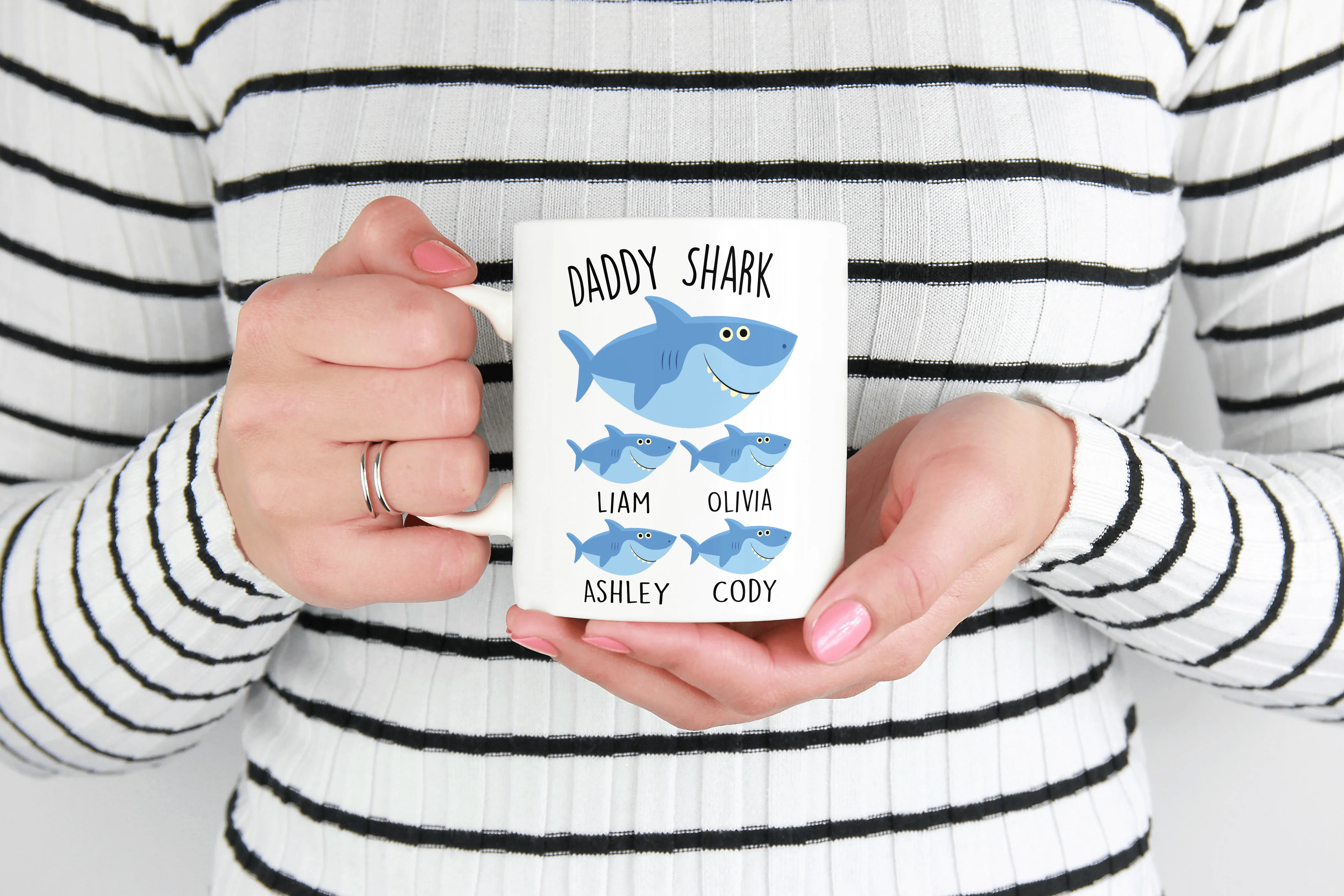Daddy Shark Do Do Do Mug - Personalized
