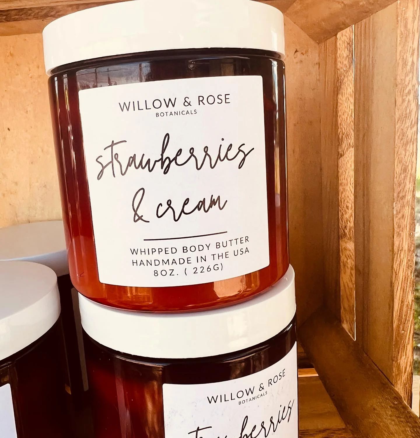 Strawberries & Cream Whipped Body Butter