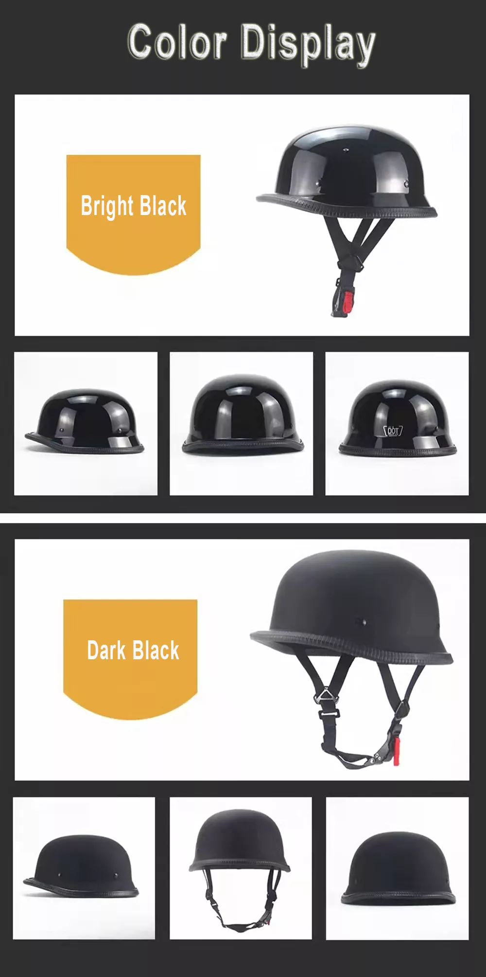 Protego Retro Helmet DOT Approved